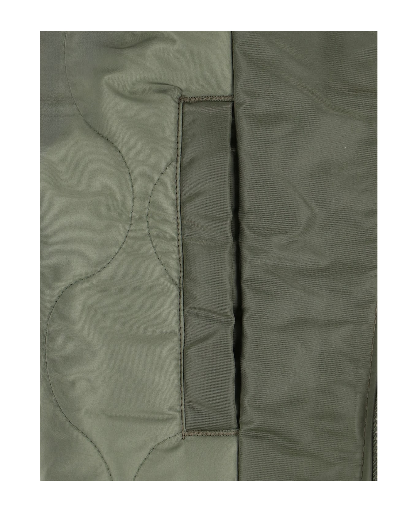 Entire Studios "broad" Zip Bomber Jacket - Green