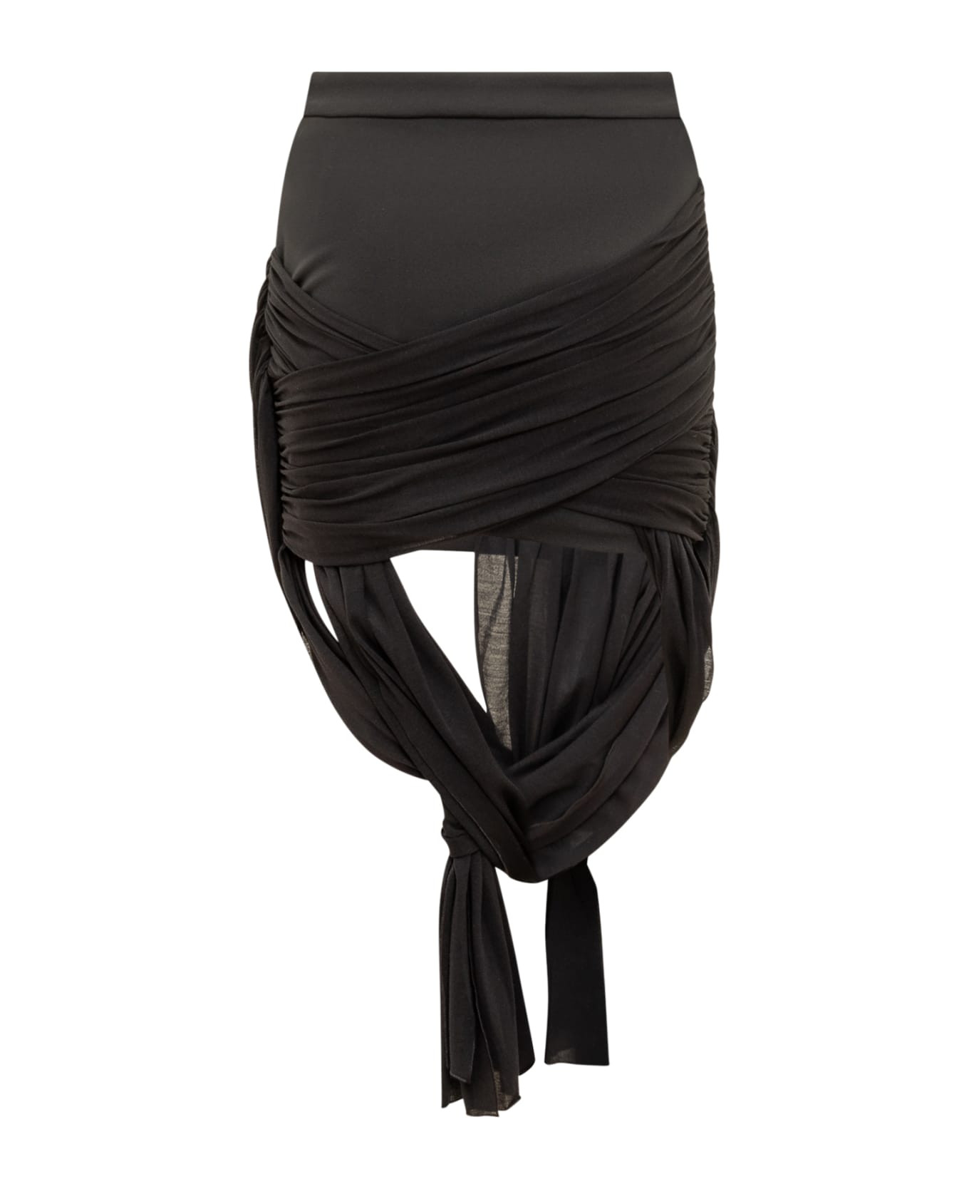 J.W. Anderson Skirt With A Woven Design - BLACK