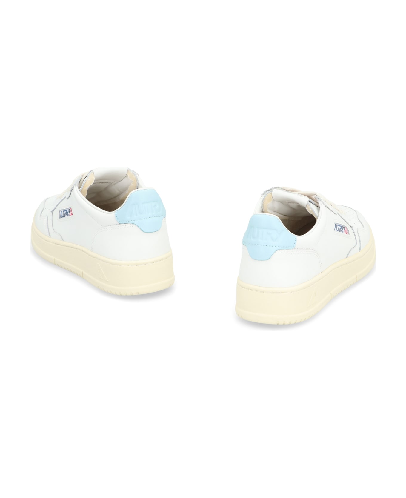 Autry Medalist Leather Low-top Sneakers - White
