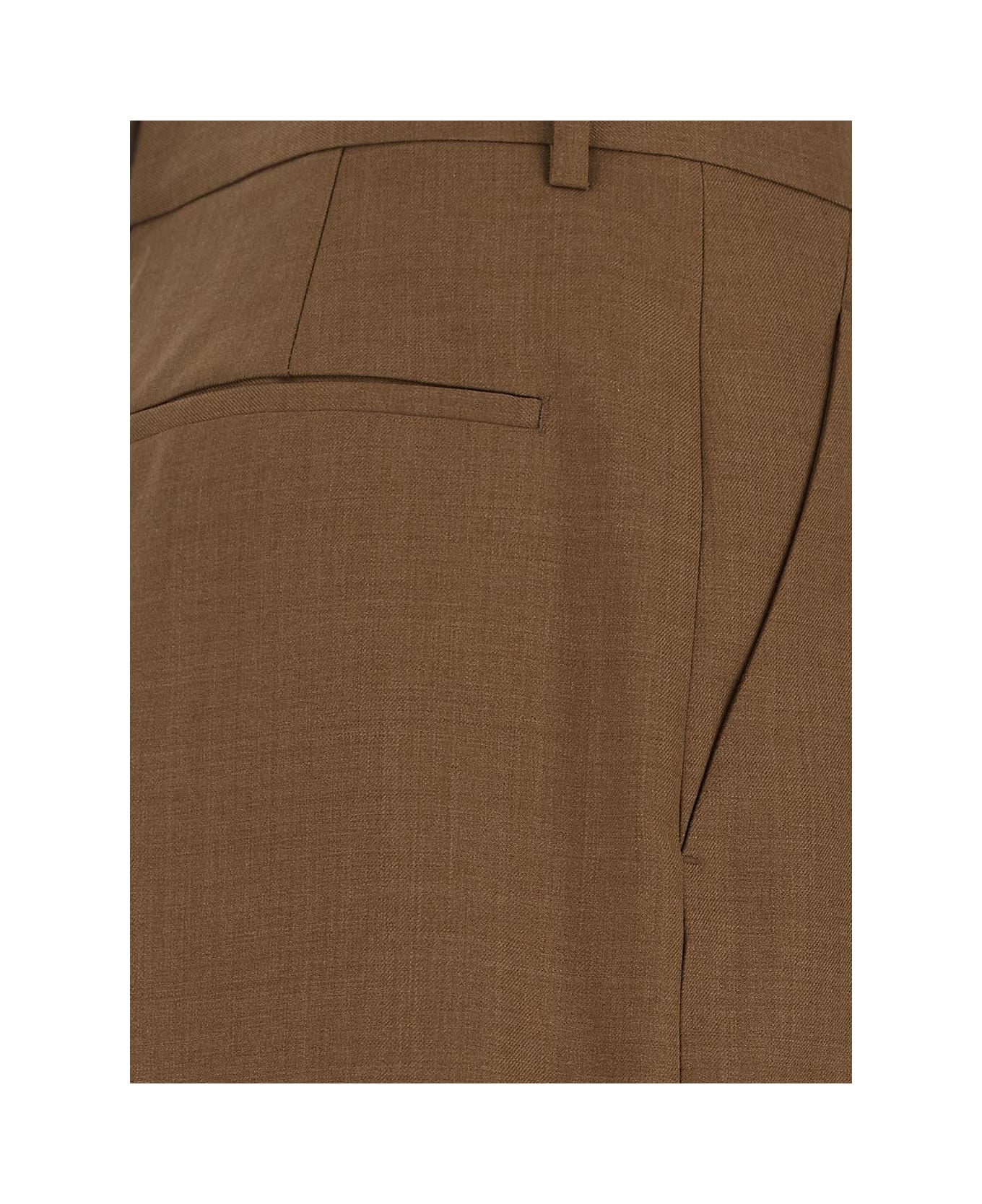 Burberry Wide-leg Trousers - BEIGE
