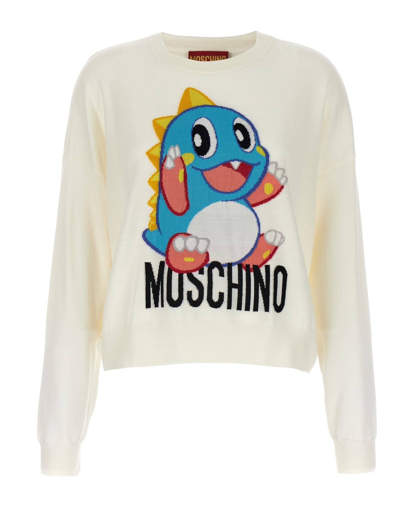 Moschino 'bubble Bobble' Sweater - White