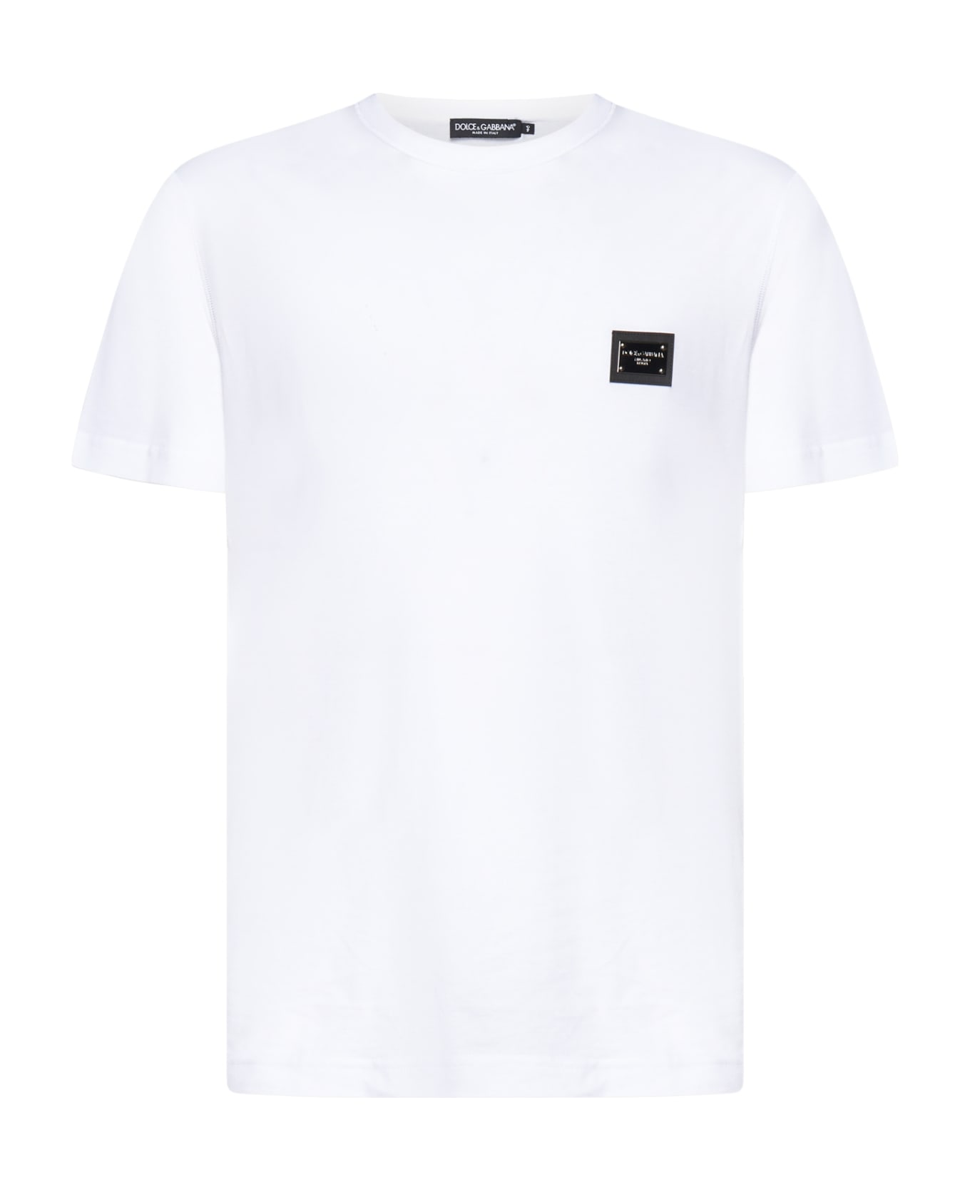 Dolce & Gabbana Logo Plaque T-shirt - White シャツ