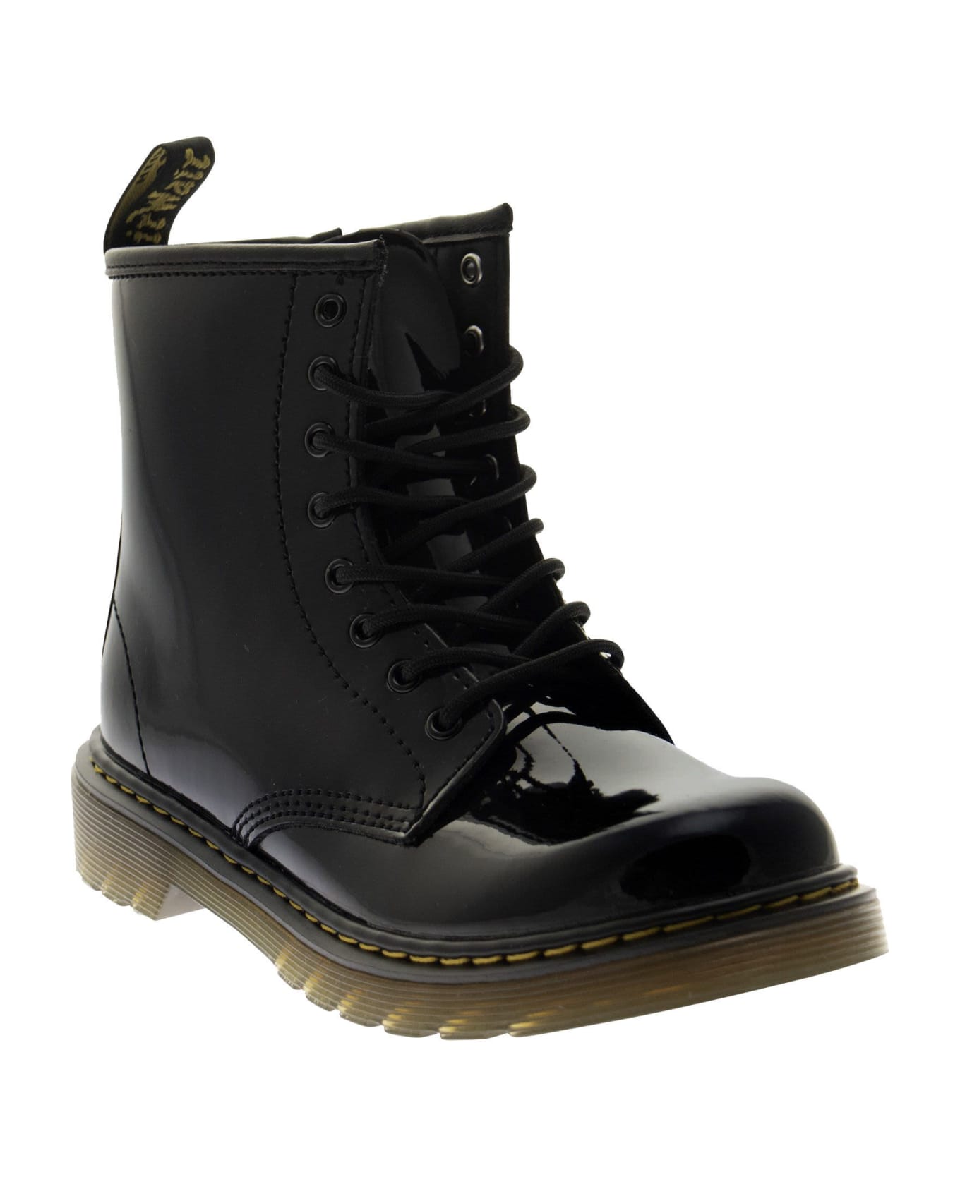 Dr. Martens 1460 - Matt Leather Lace-up Boots - Black