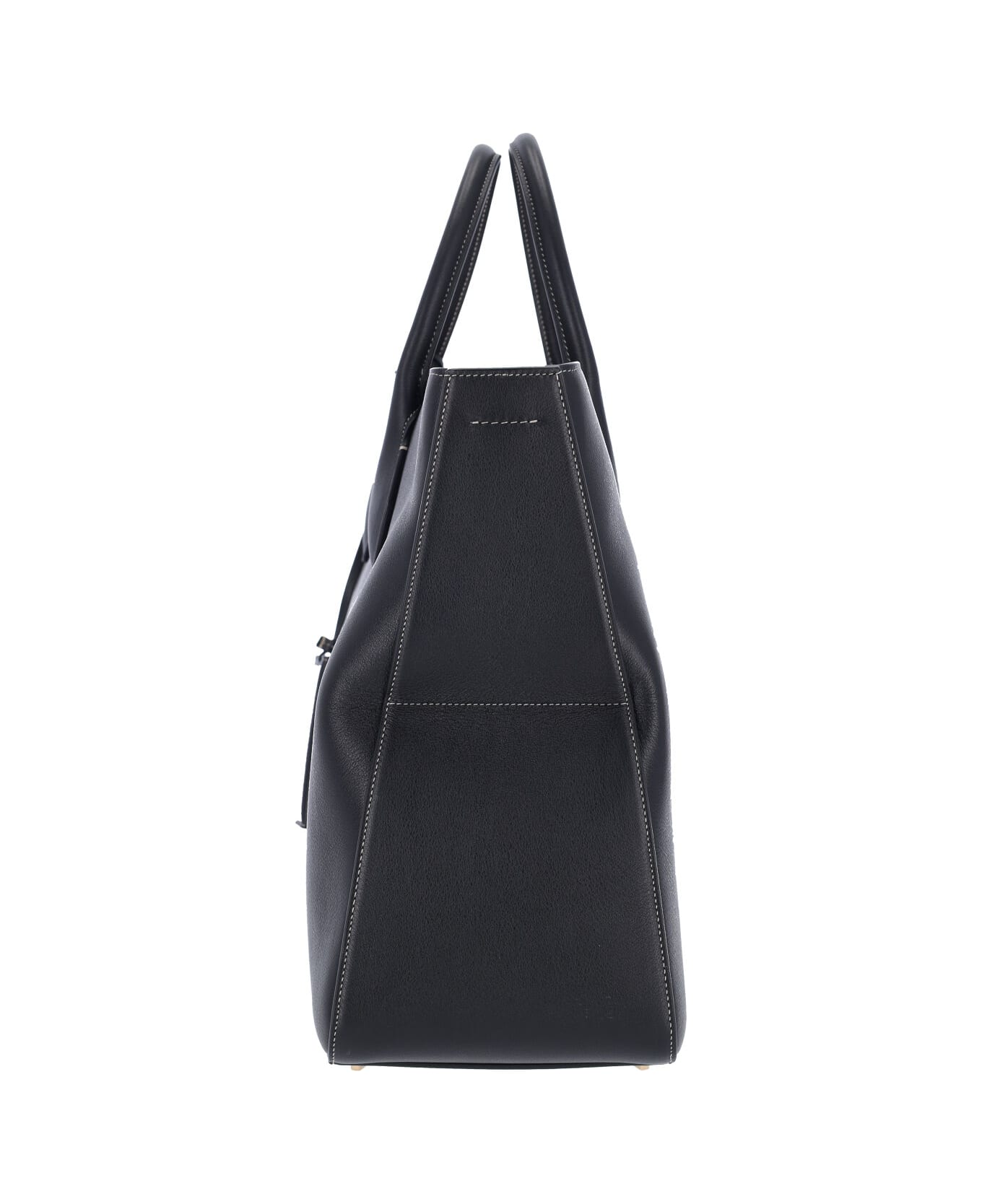 Ferragamo Large Logo Tote Bag - Black  