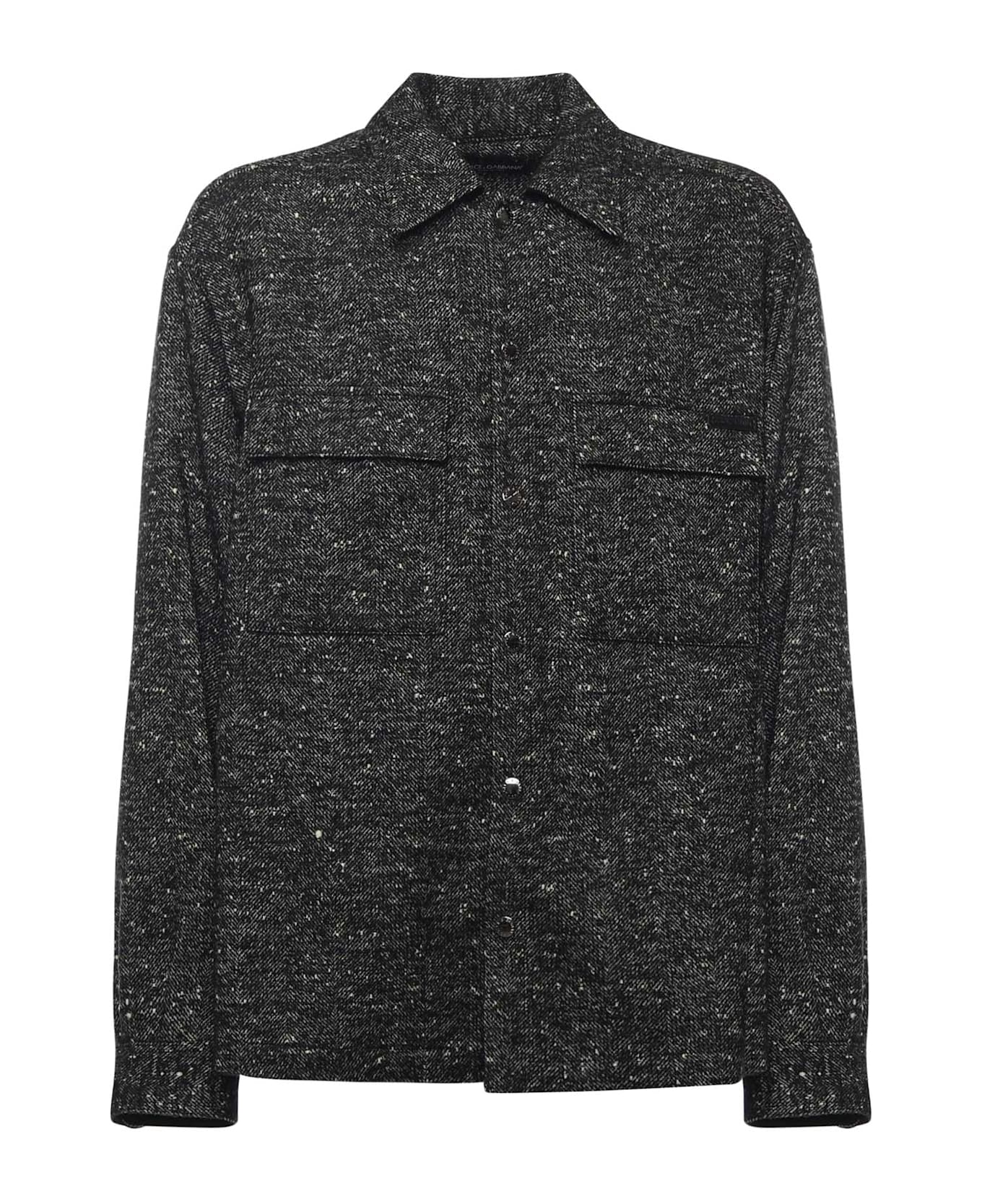 Dolce 
Gabbana Oversized Wool Blend Shirt - FANTASIA (NON STAMPA
