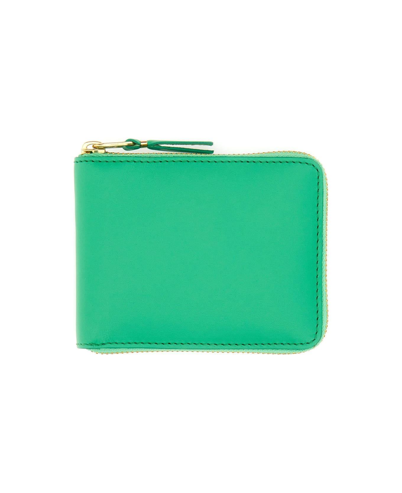 Comme des Garçons Wallet Leather Wallet - GREEN 財布