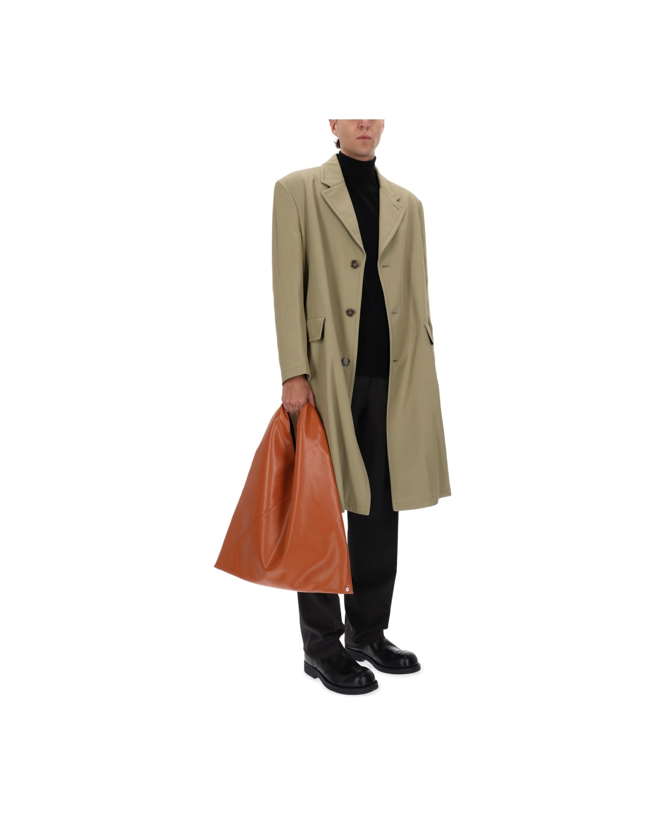 MM6 Maison Margiela Viscose Jacket - BEIGE