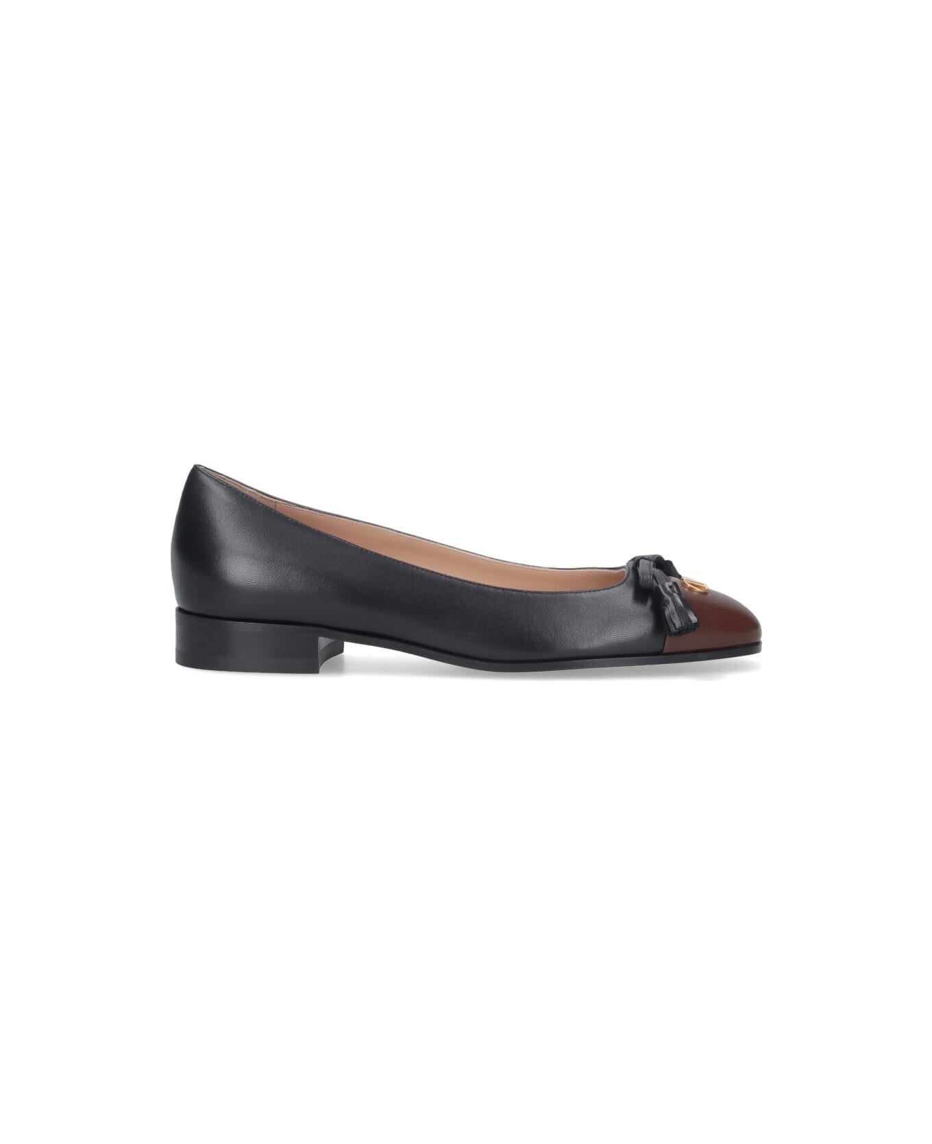 Valentino Garavani "valet Du Roi" Ballet Flats - Black  