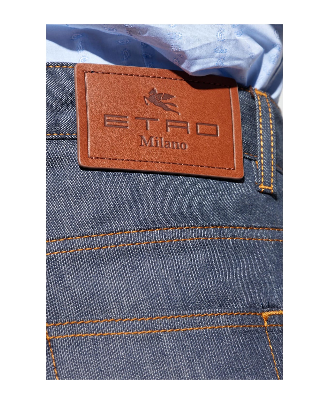 Etro Tapered Leg Jeans - Denim