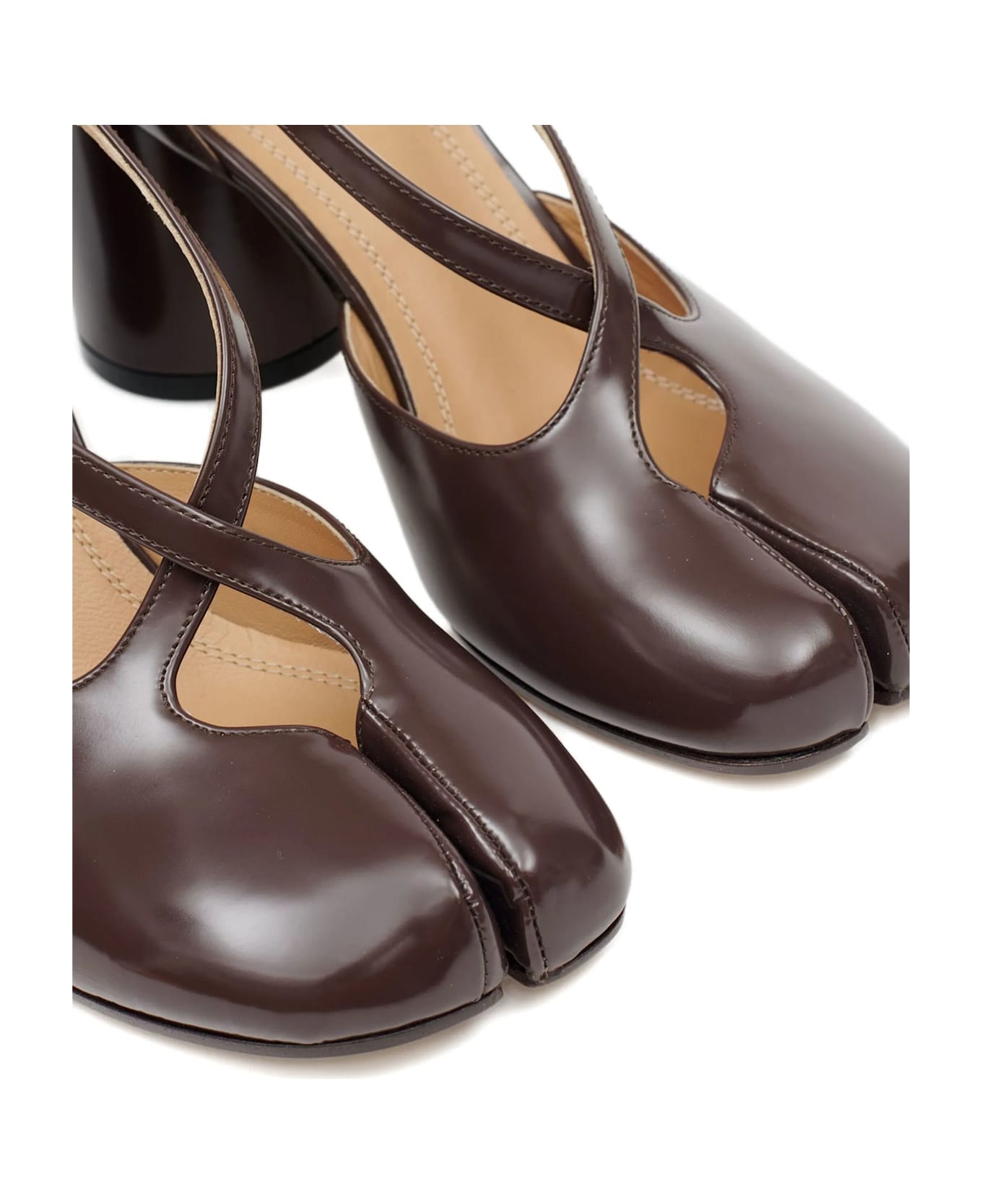 Maison Margiela Tabi Pumps - Brown