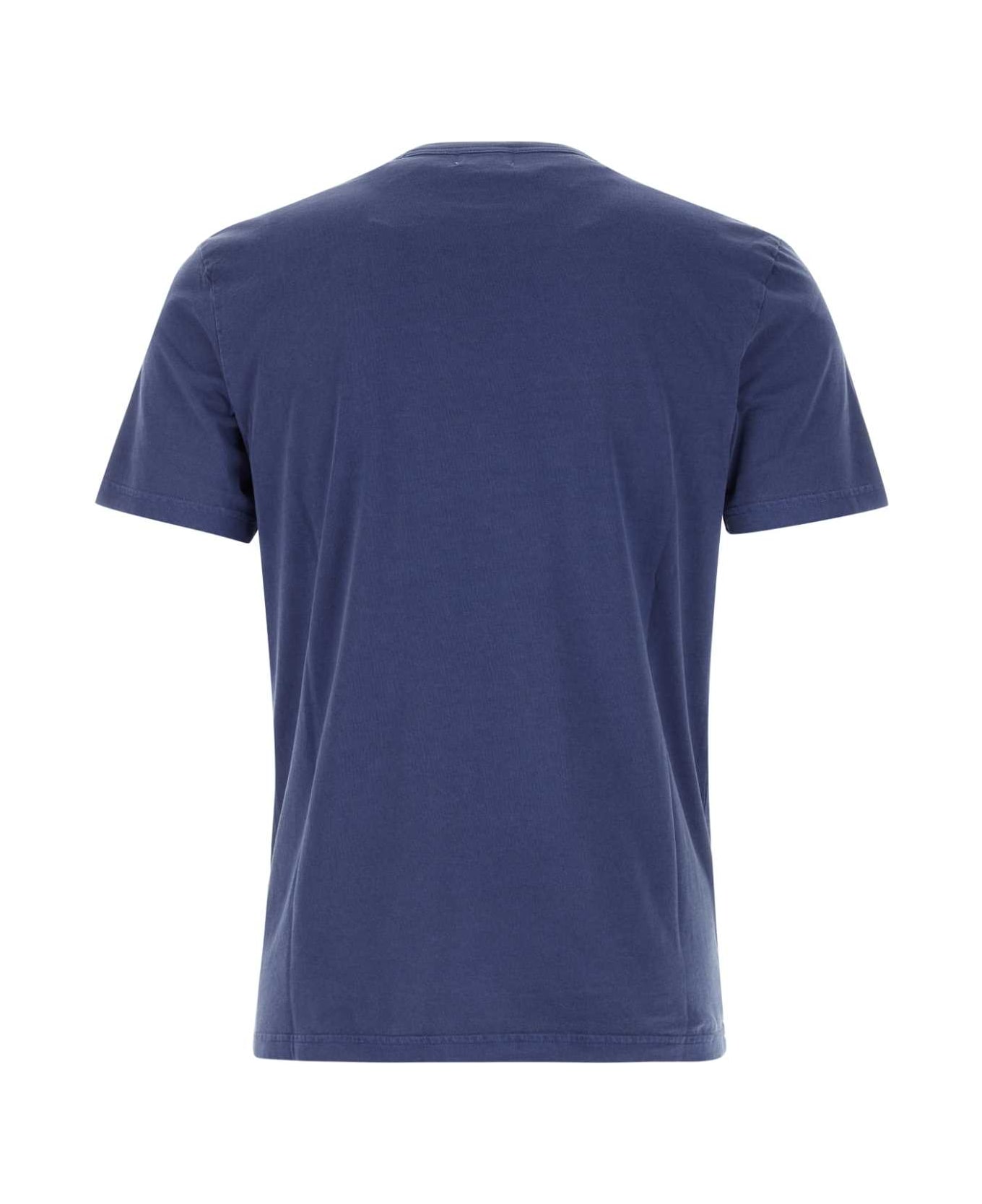Woolrich Blue Cotton T-shirt - 31108 シャツ