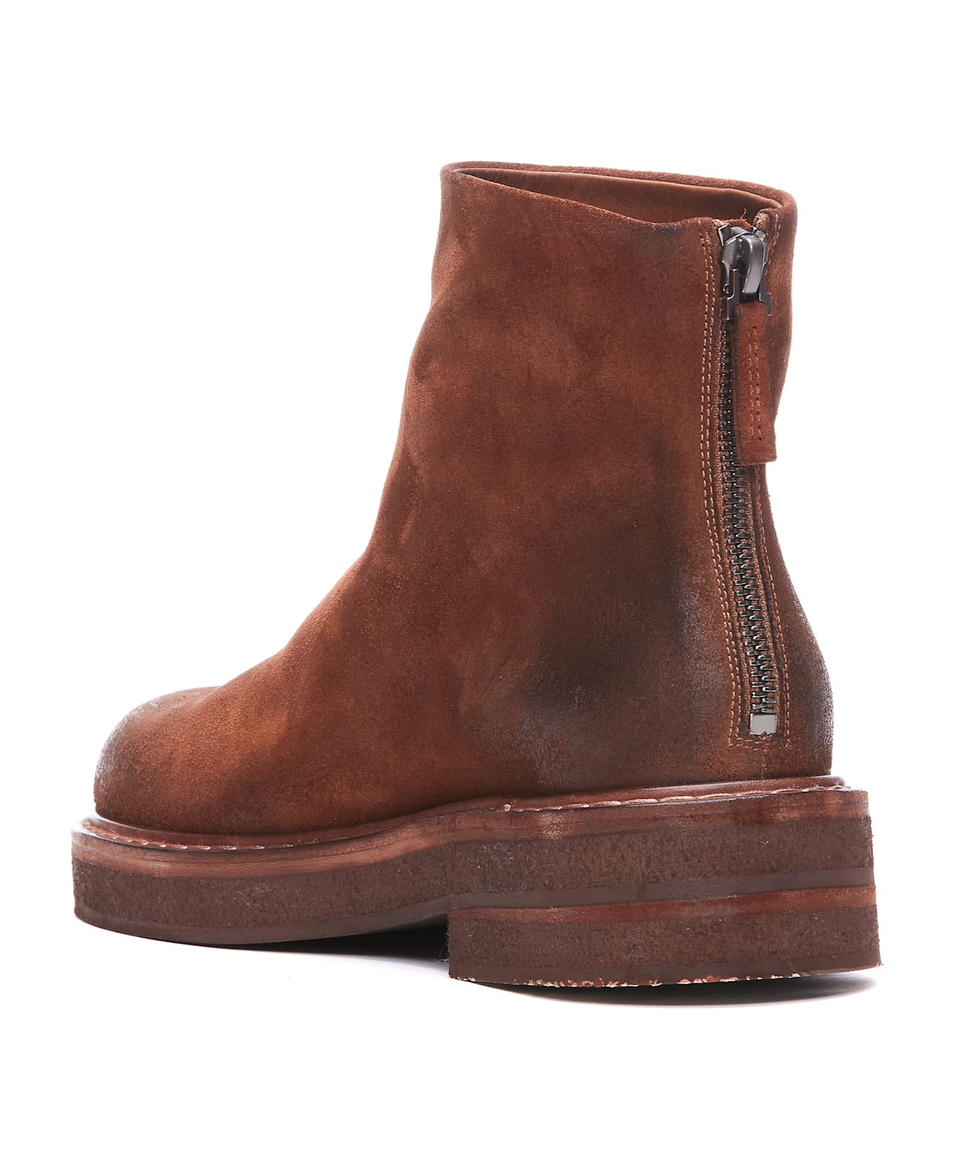 Marsell Parrucca Booties - Brown