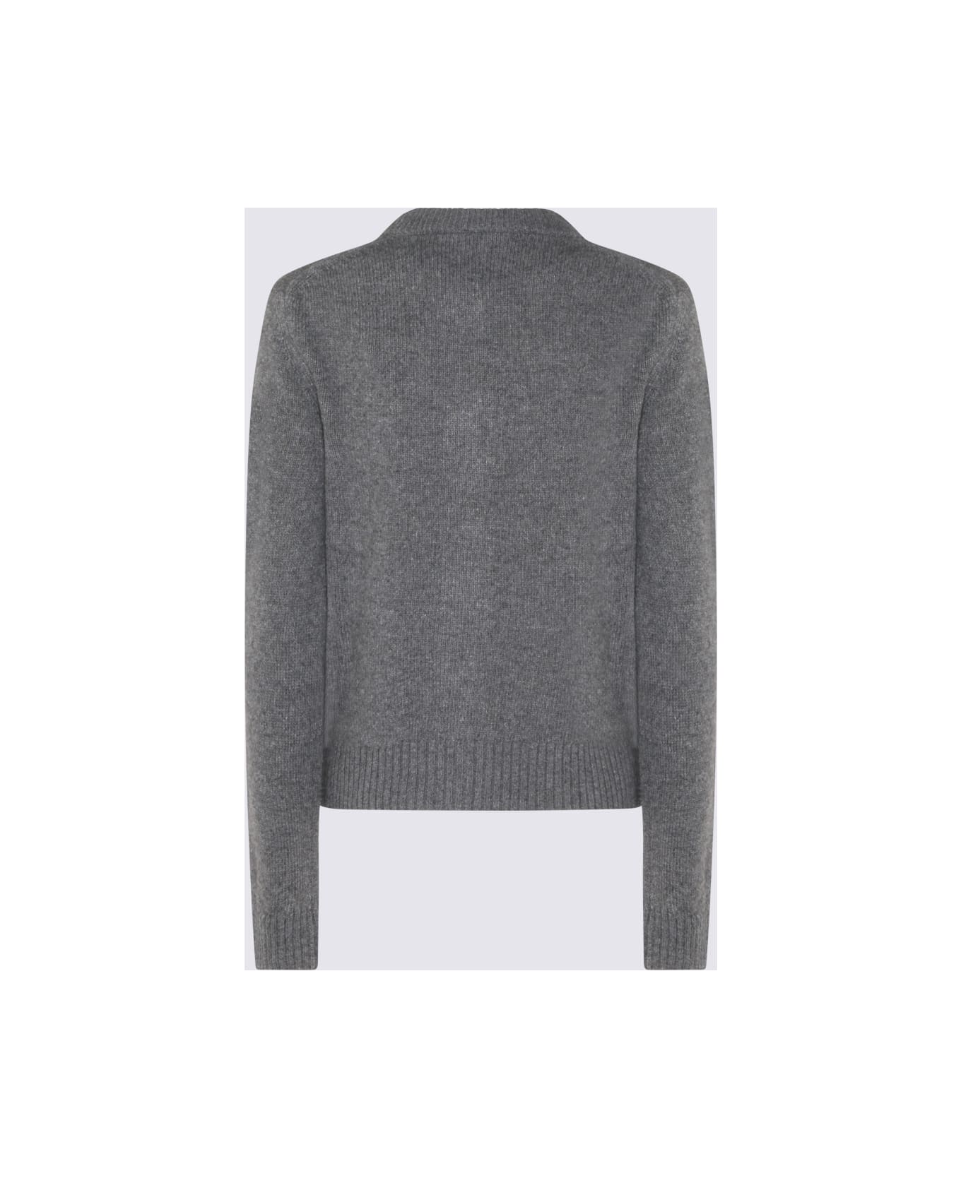 Ganni Grey Wool Knitwear - Grey