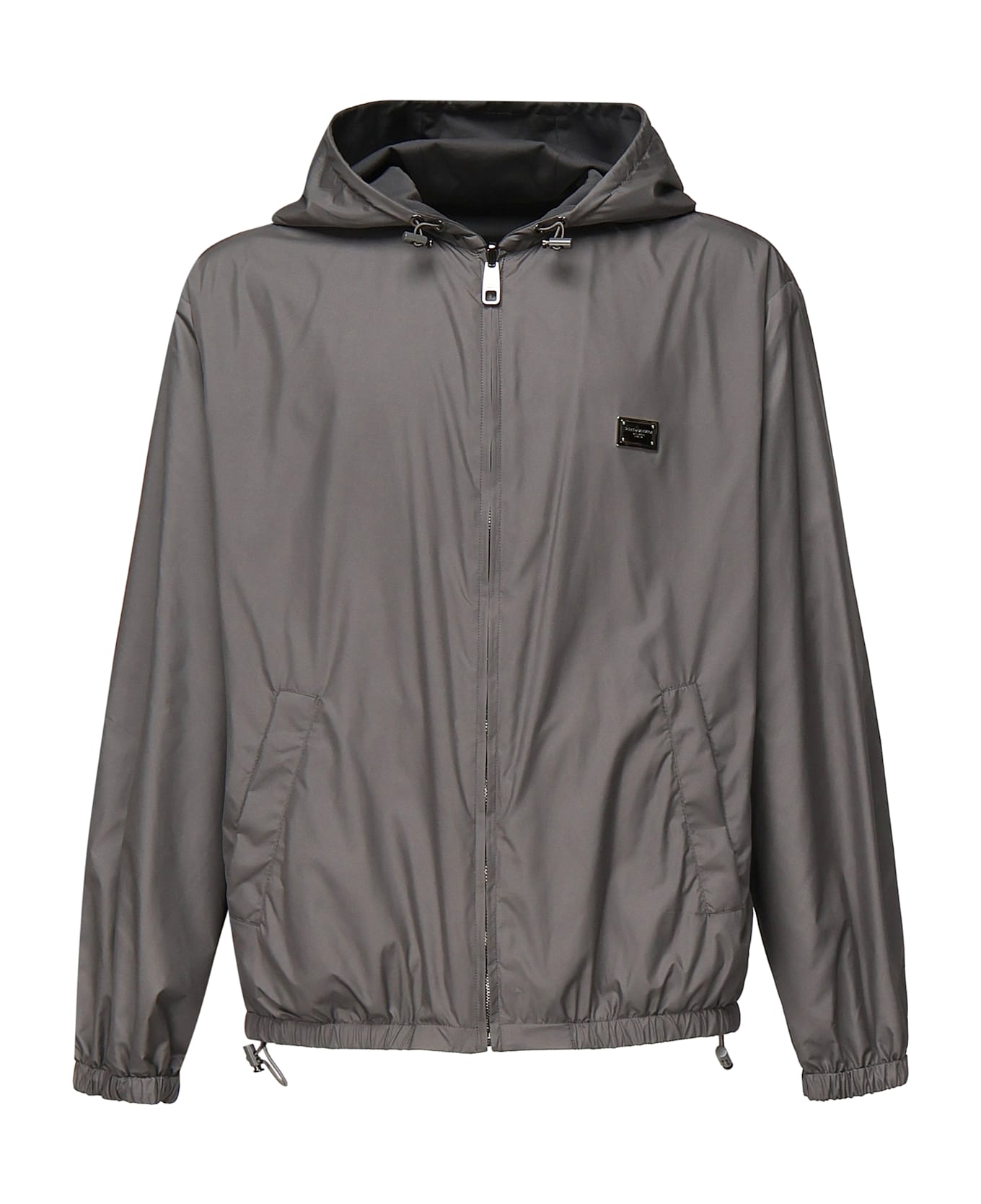 Dolce 
Gabbana Hooded Sports Jacket - Grey