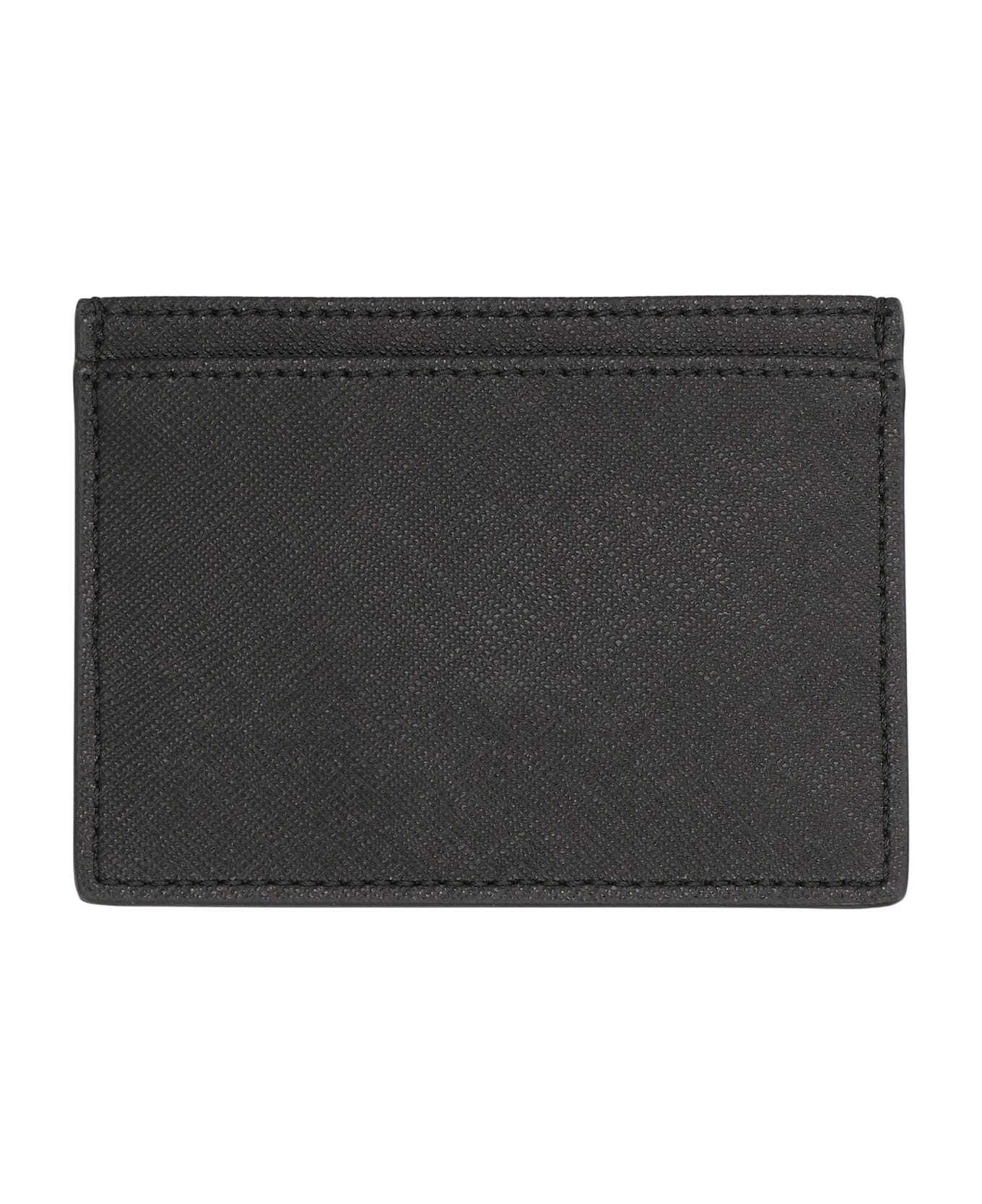 Vivienne Westwood Flat Card Holder In Eco-leather - black