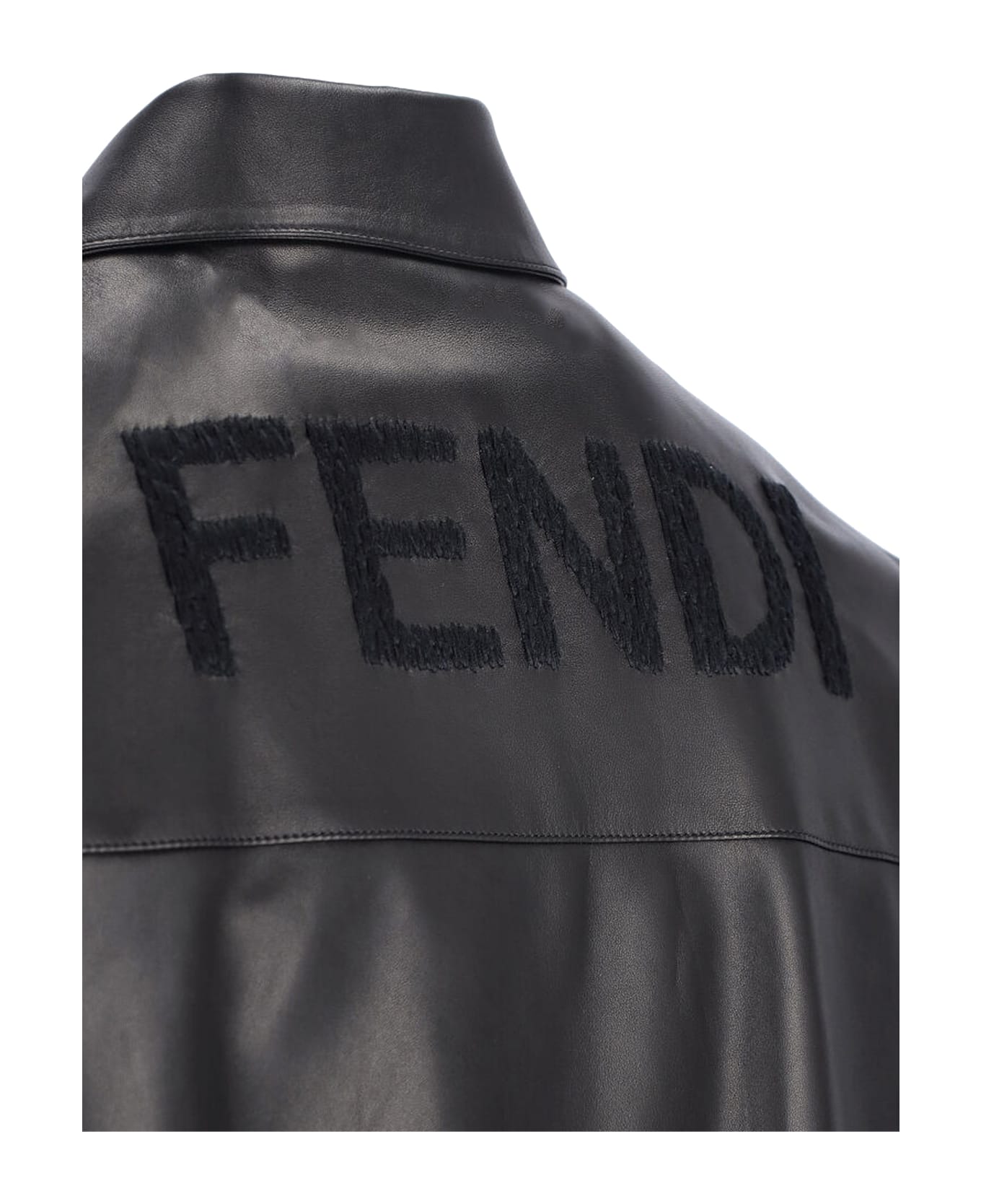 Fendi Lamb Leather Jacket - Black  