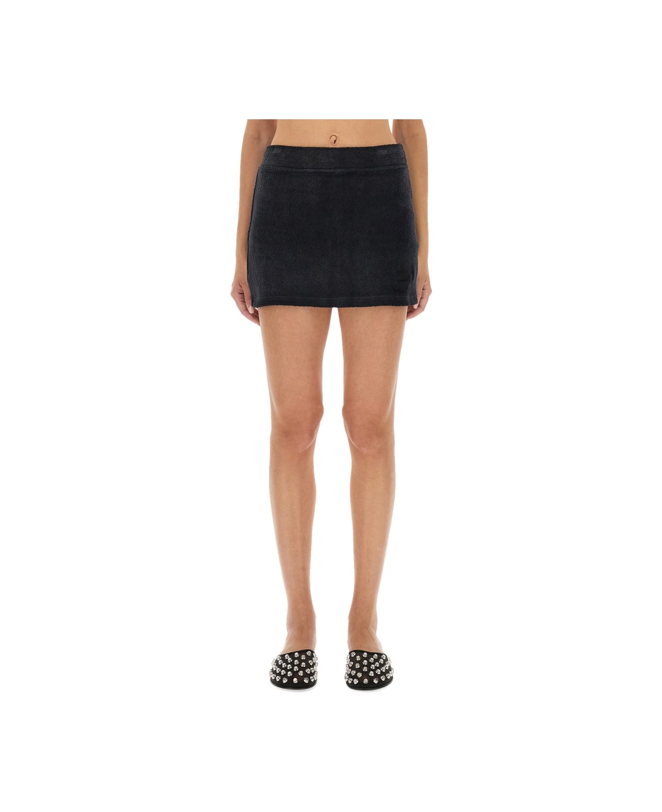 Alexander Wang Terry Skirt-pants - BLACK