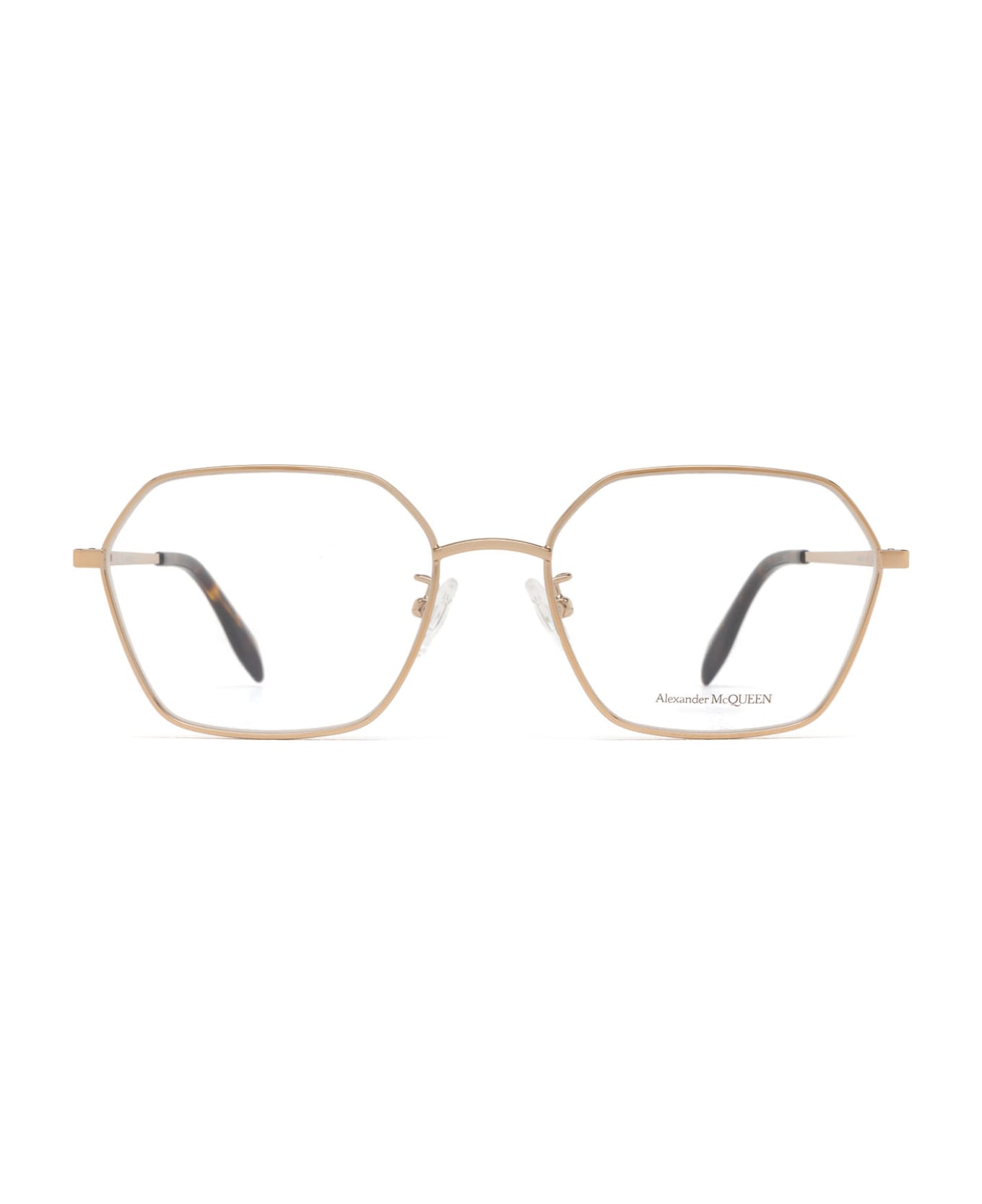 Alexander McQueen Eyewear Am0437o Rose Gold Glasses - Rose Gold