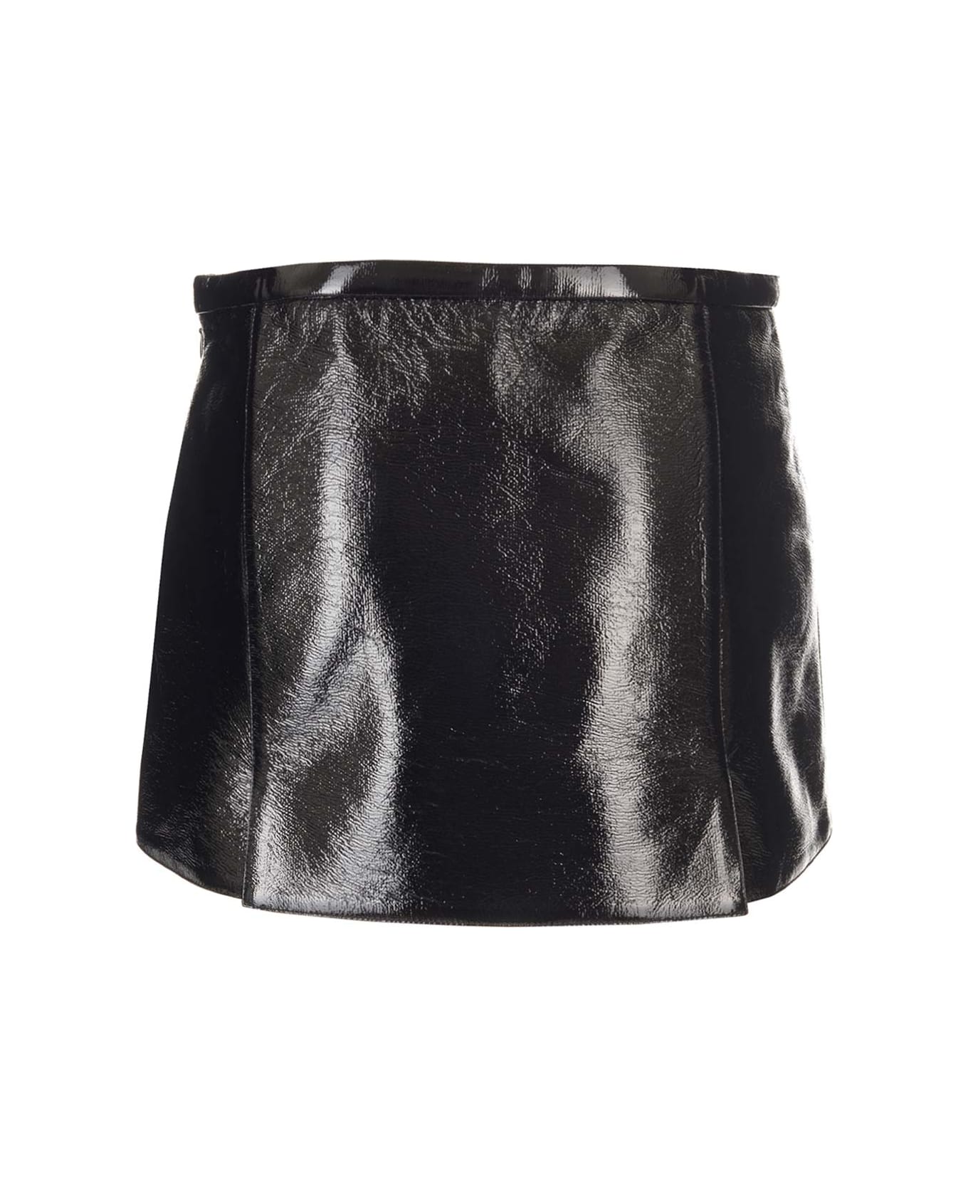 Courrèges A Line Mini Skirt - Black