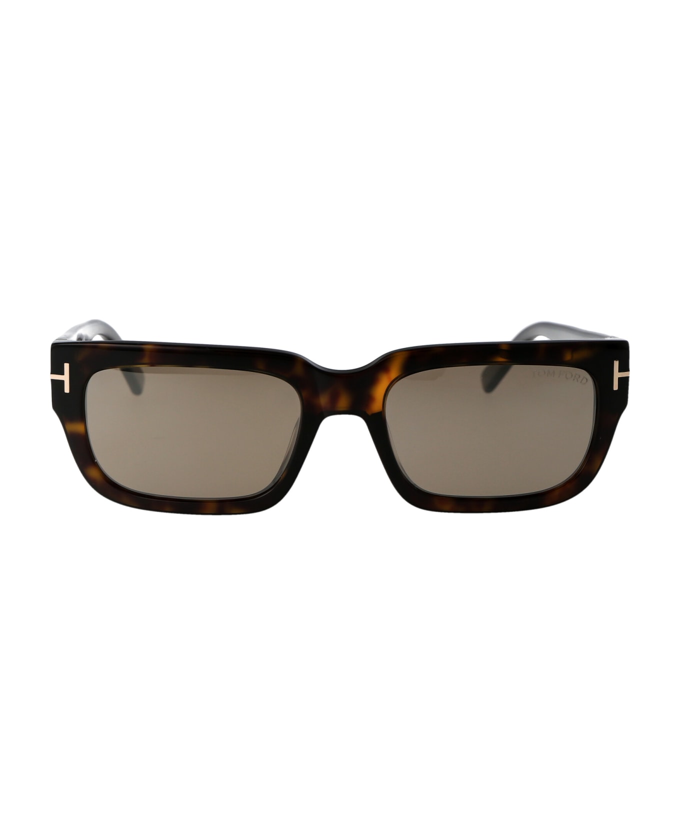 Tom Ford Eyewear Ezra Sunglasses - 52L Avana Scura  / Roviex Specchiato サングラス