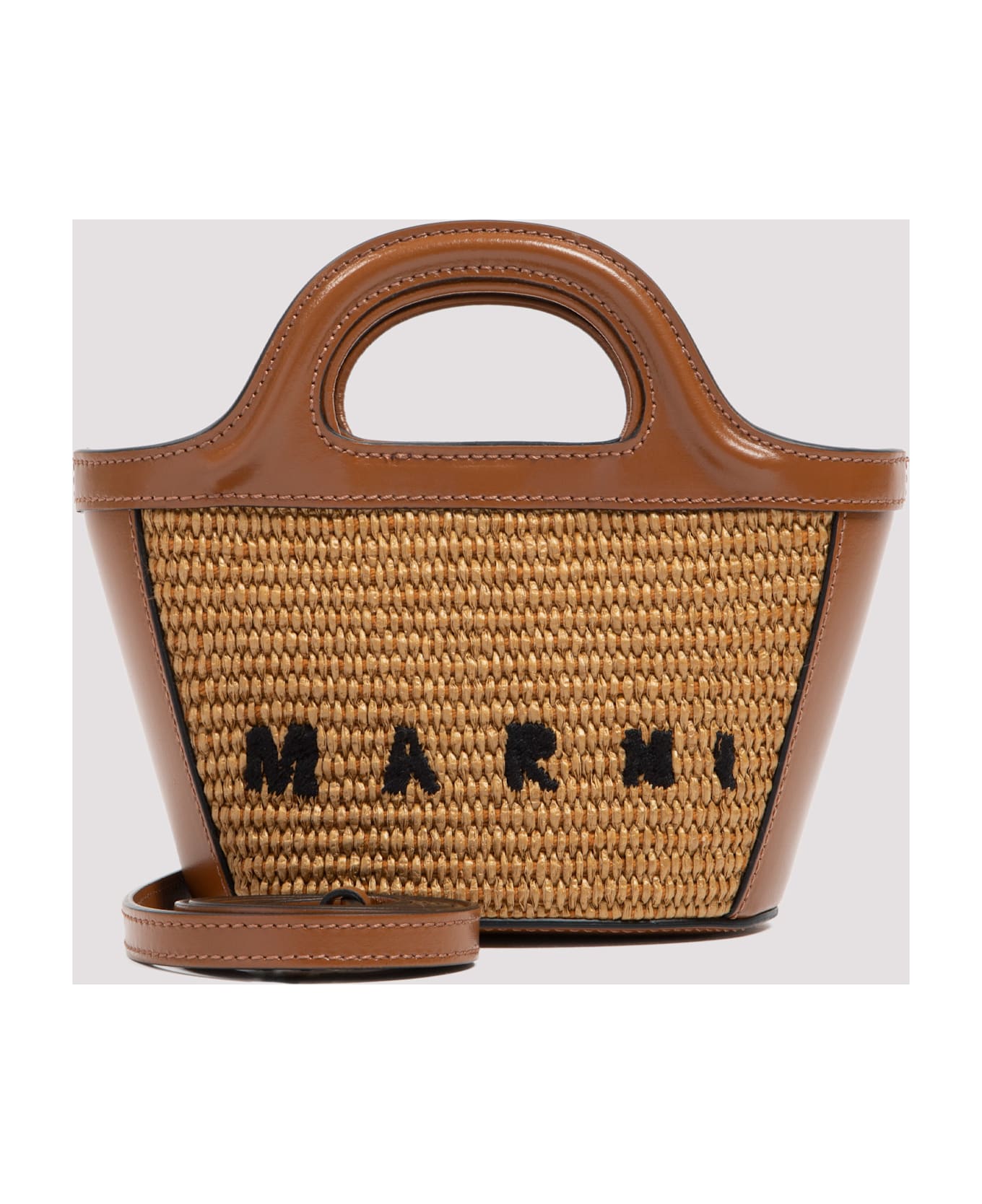 Marni Tropicalia Micro Bag - Raw Sienna
