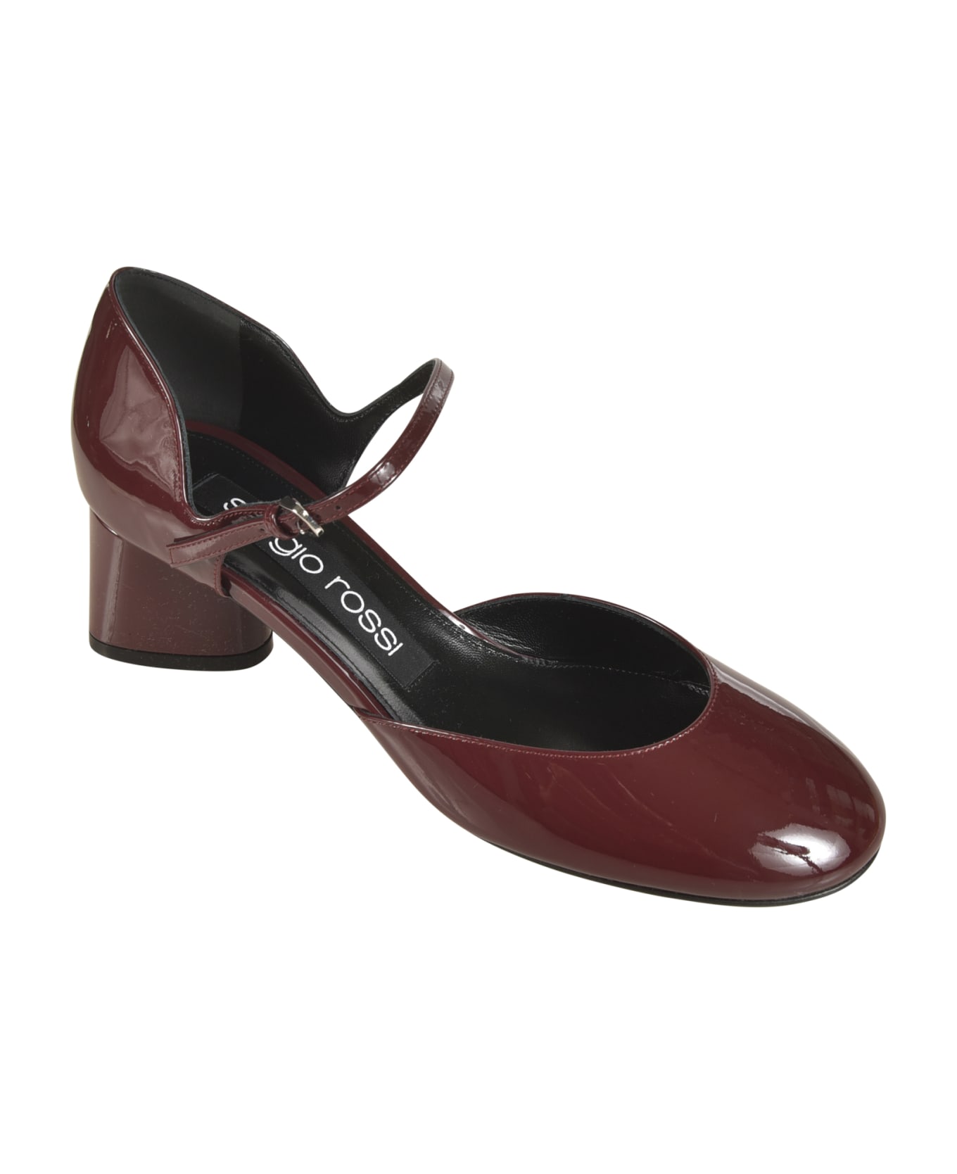 Sergio Rossi Pilier Pumps - Wine