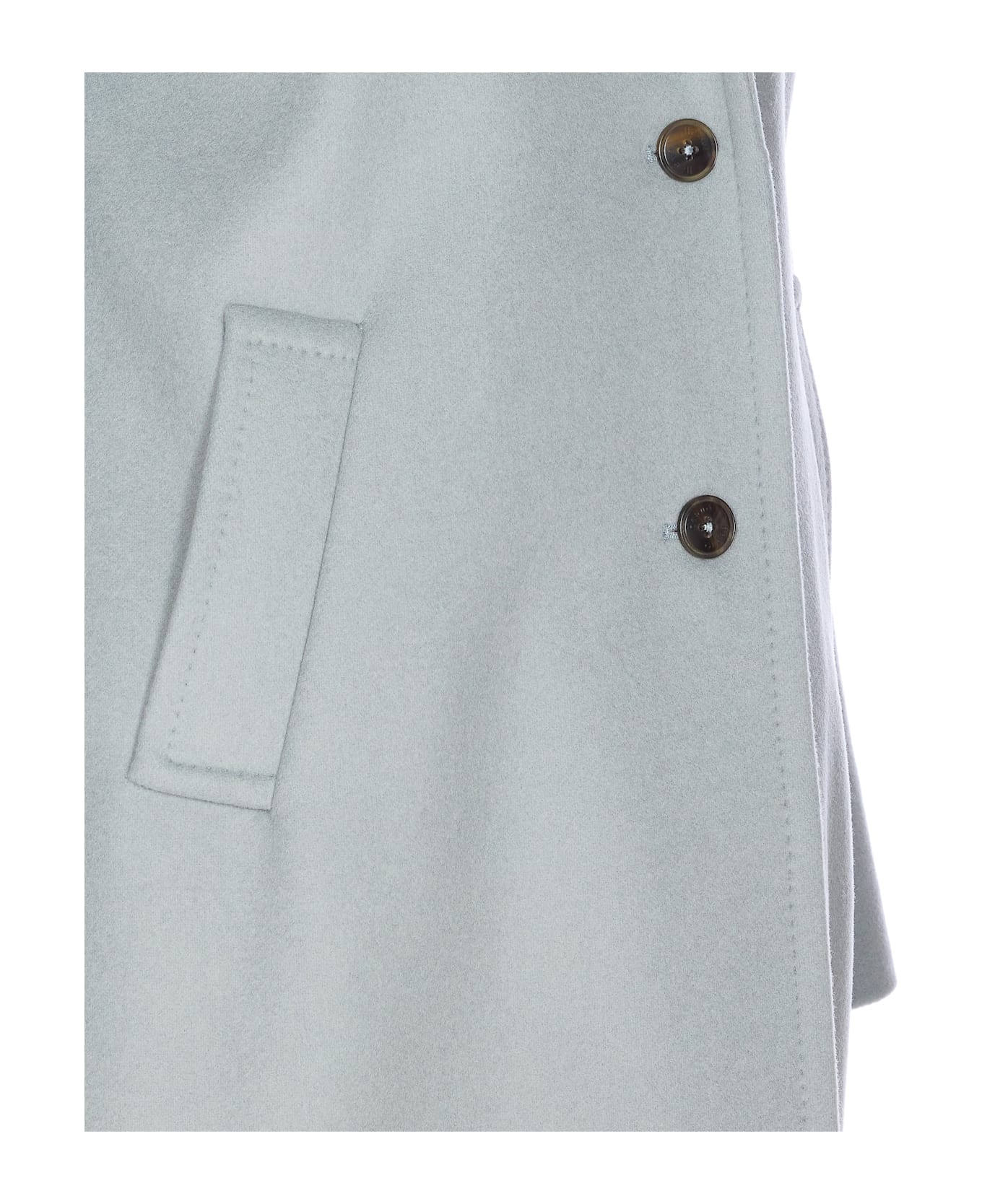 Herno Single Breasted Coat - Blue