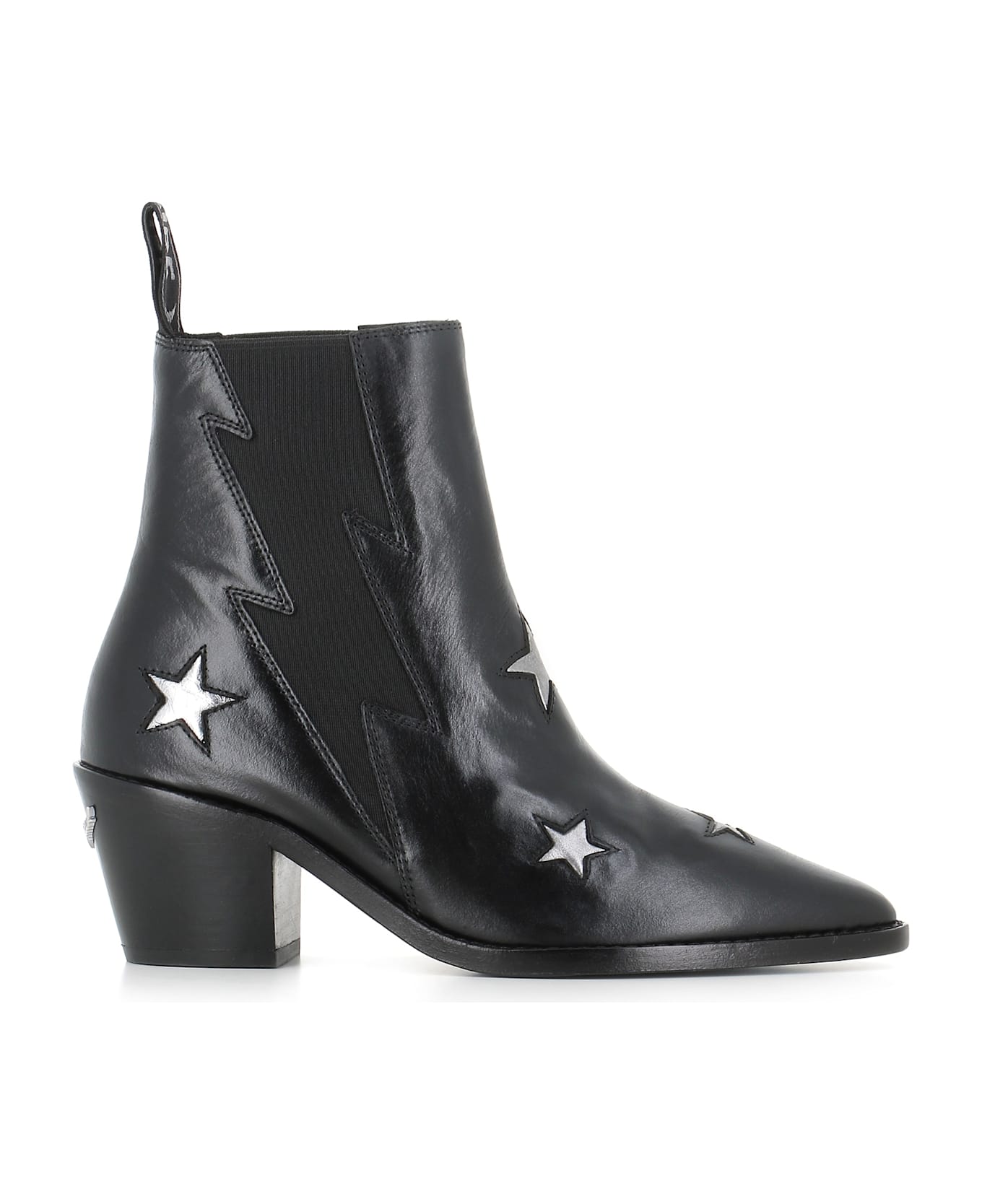 Zadig & Voltaire Texano Tyler Stars - Black