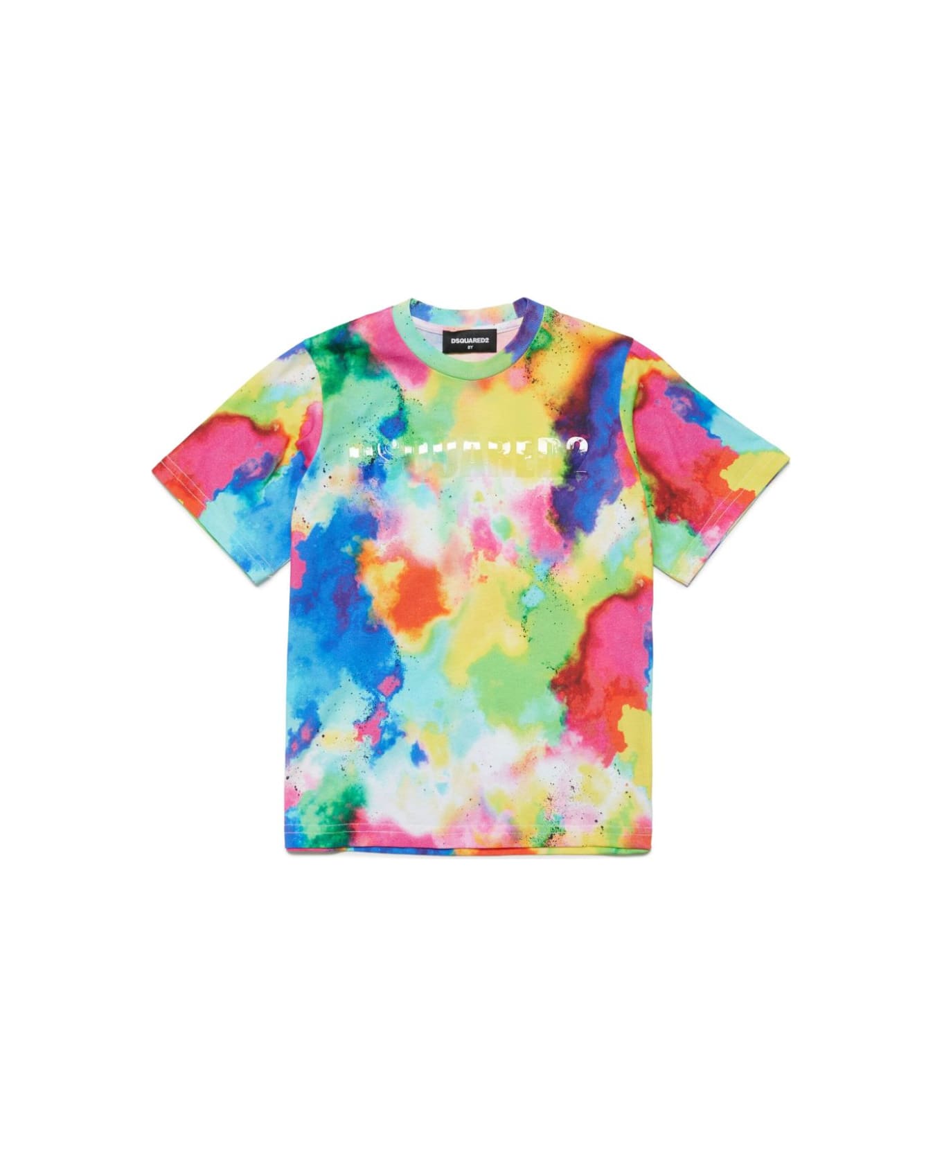 Dsquared2 T-shirt Con Fantasia Tie Dye - Multicolor Tシャツ＆ポロシャツ