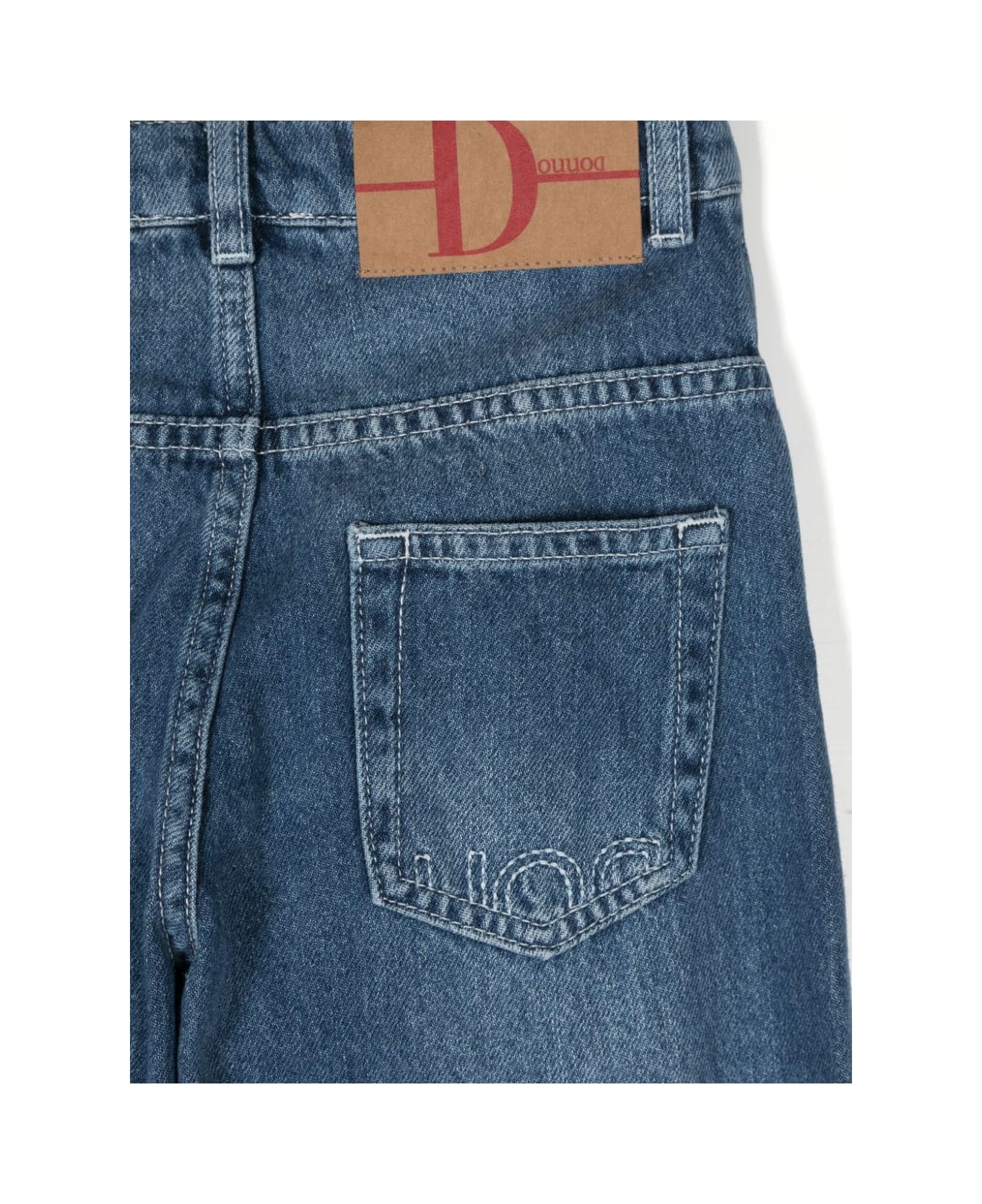 Douuod Jeans Con Ricamo - Blue