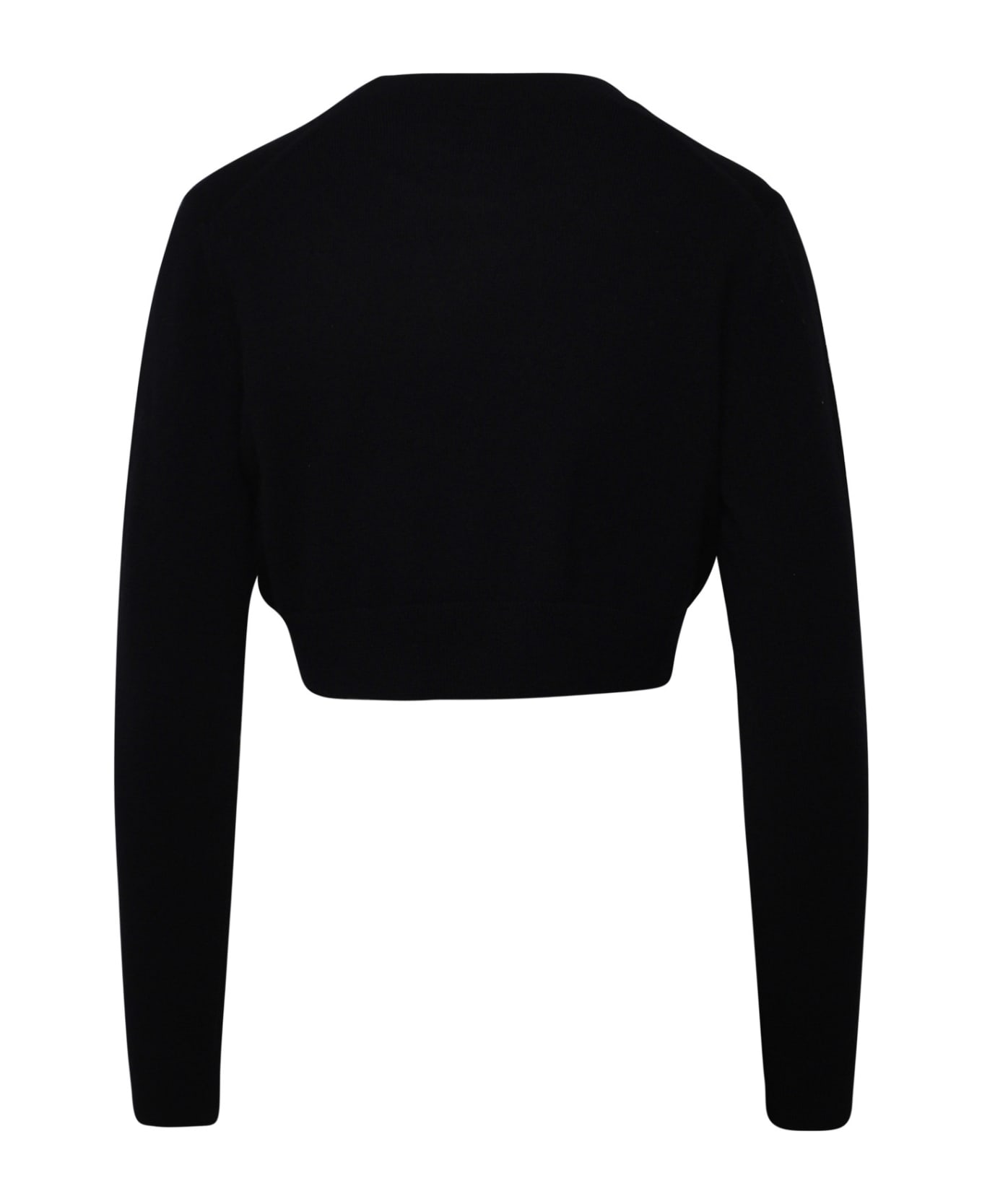 Patou Black Merino Wool Blend Sweater - Black