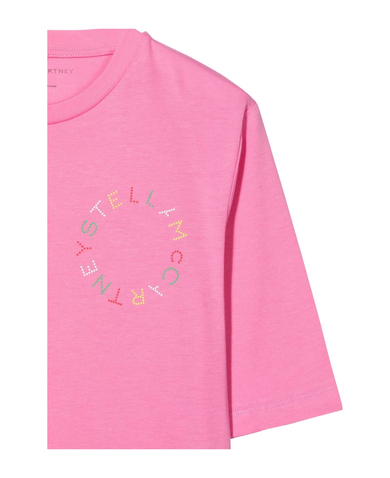 Stella McCartney Kids T-shirt With Logo - ROSA