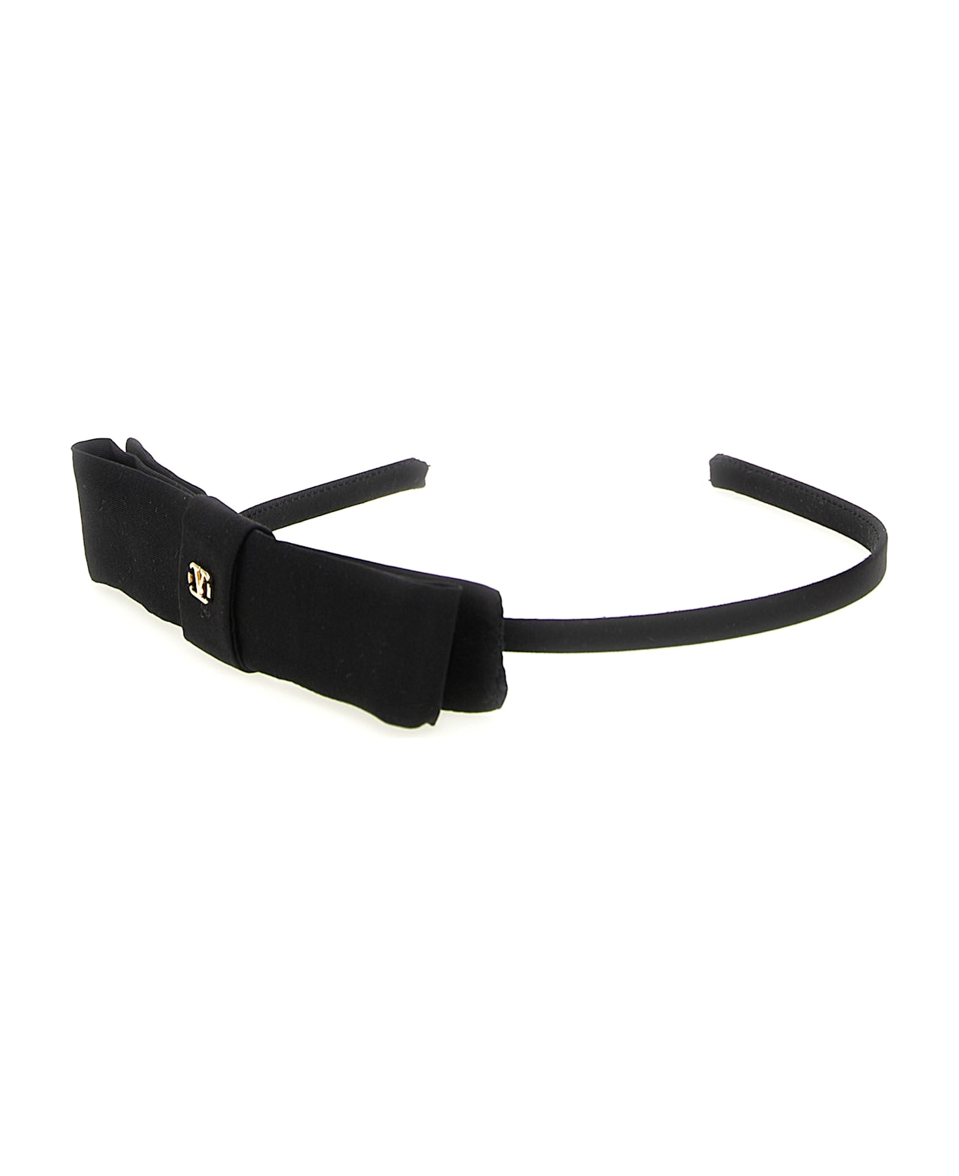 Valentino Garavani Vlogo Signature Headband - Black  