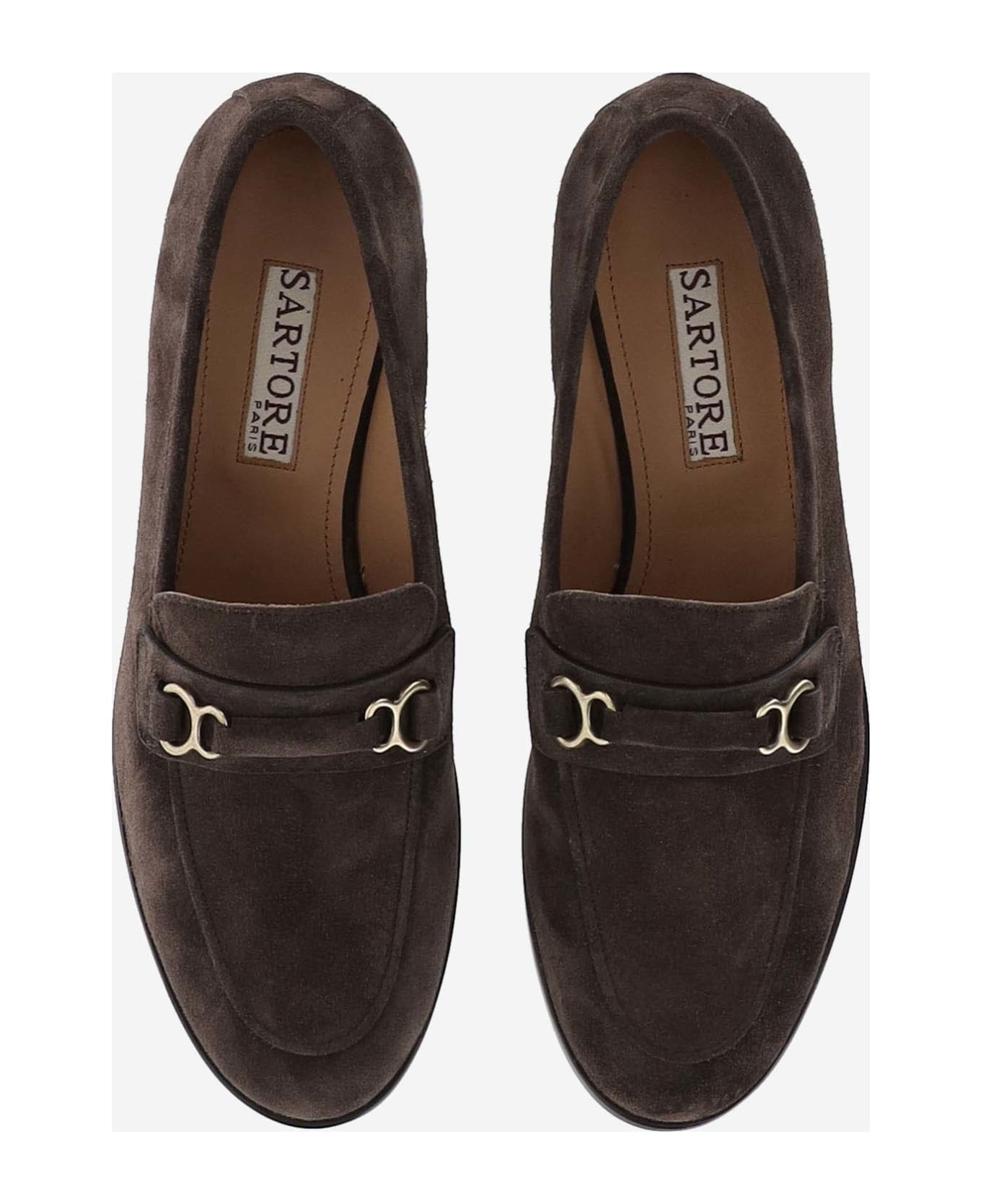 Sartore Suede Loafers - Brown