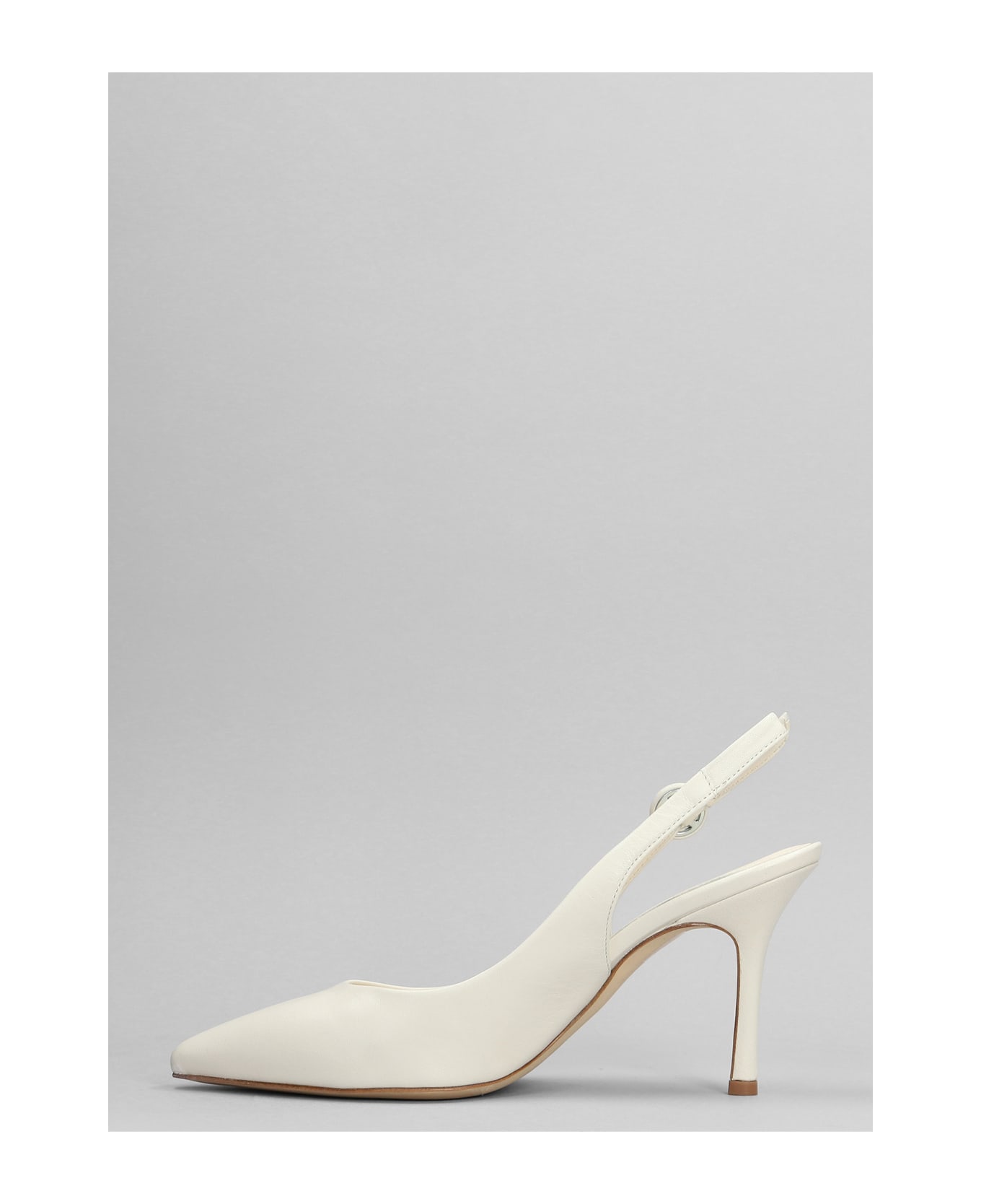 The Seller Pumps In Beige Leather - beige