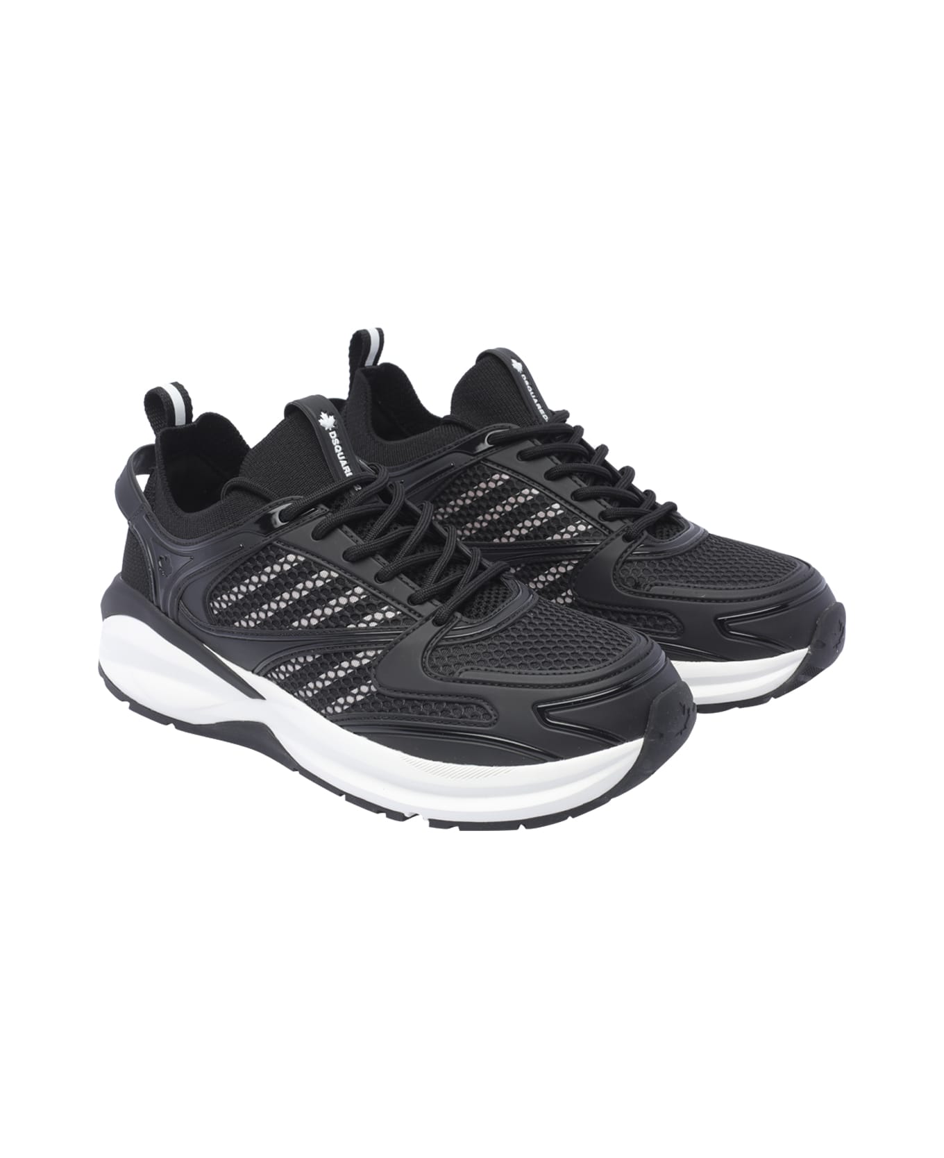 Dsquared2 Dash Sneakers - NERO BIANCO (Black)