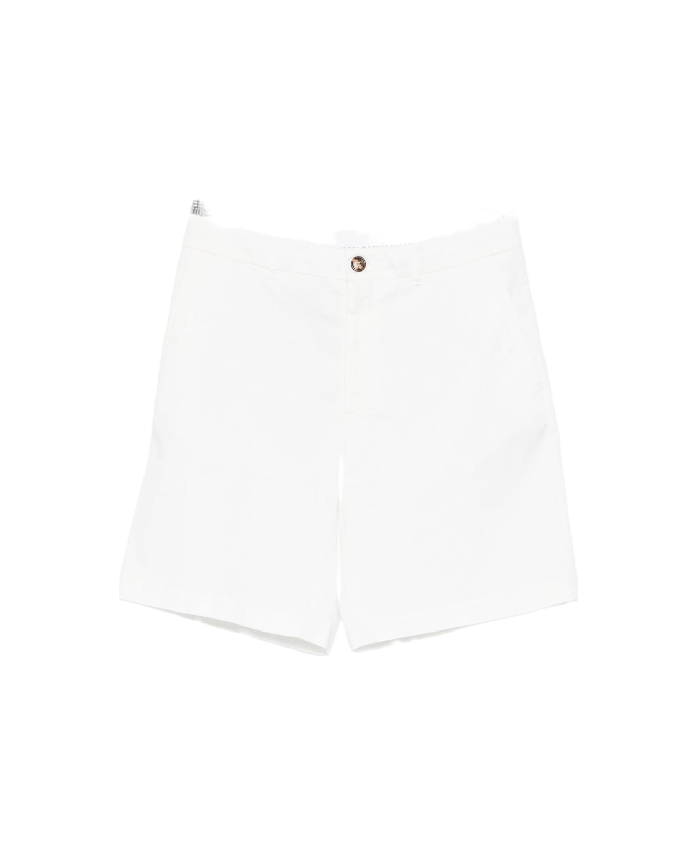 Brunello Cucinelli Cotton Bermuda Shorts - White