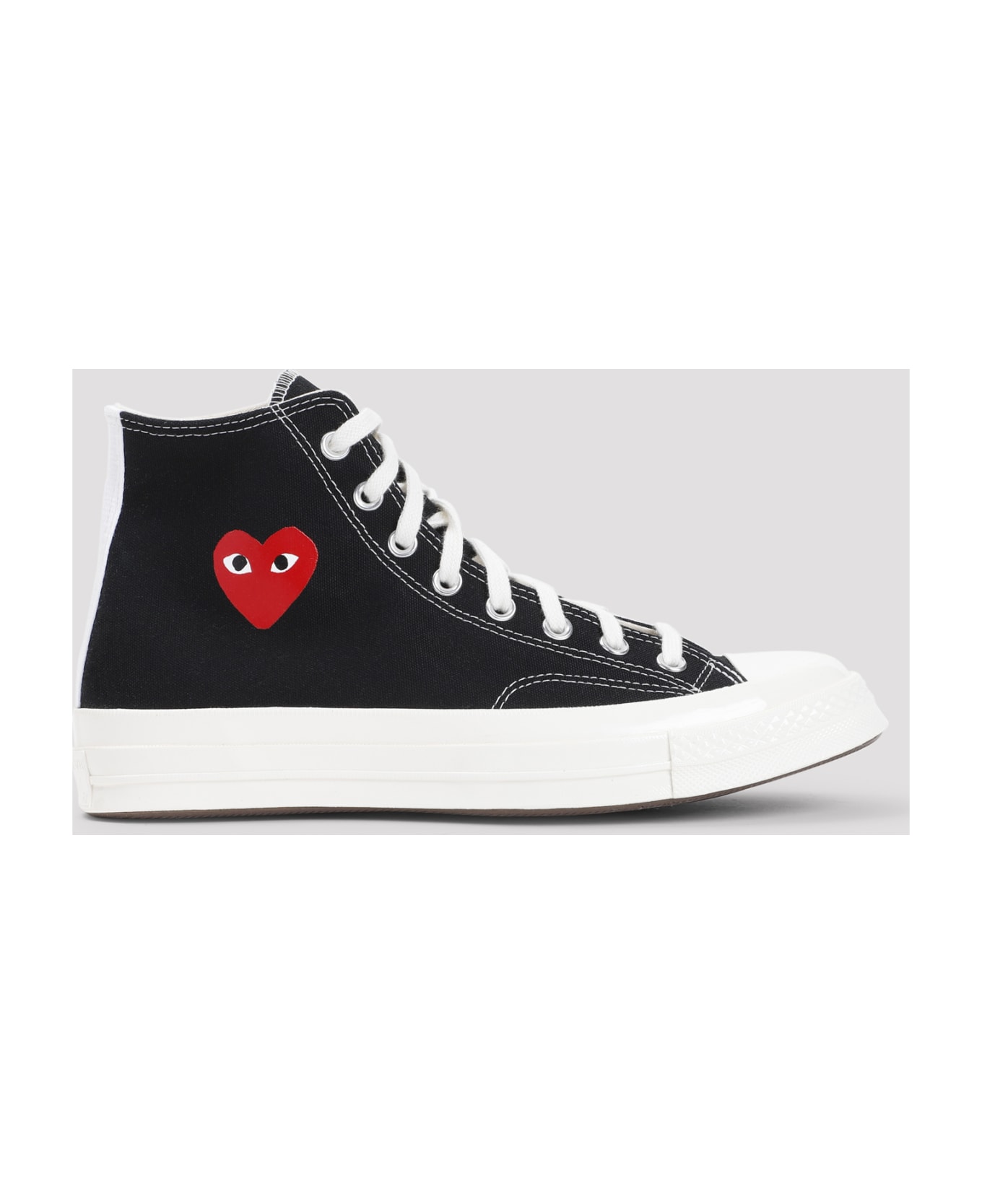 Comme des Garçons Play High Top Sneakers - Black