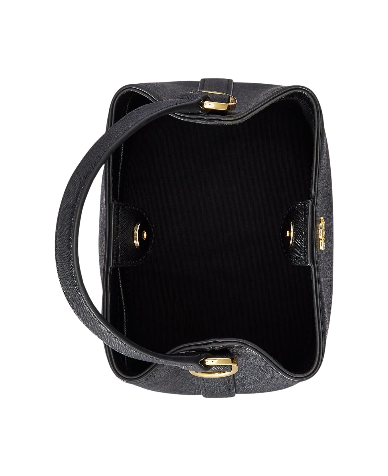 Ralph Lauren Reese Sm Bkt Bucket Bag Small - Black