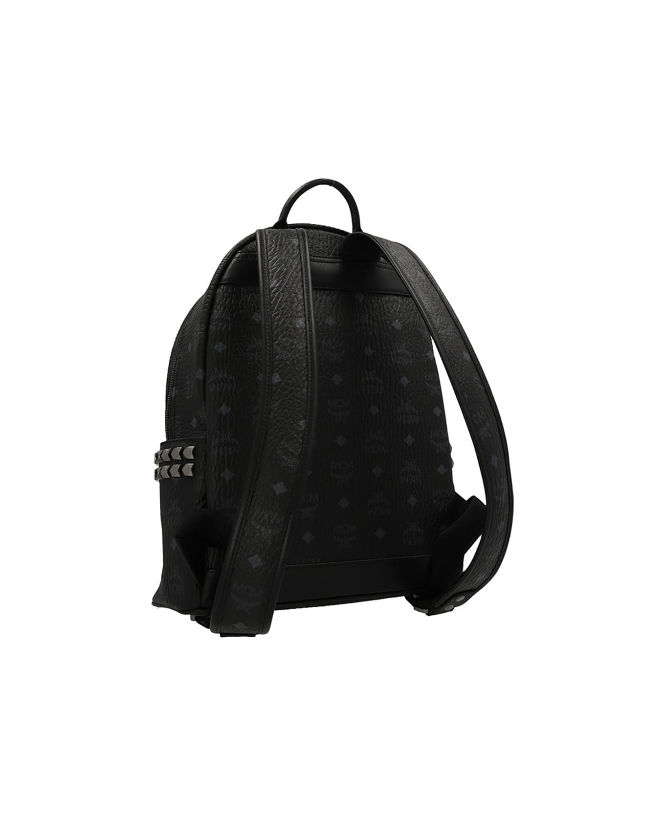 MCM 'stark Visetos' Mini Backpack - Black  