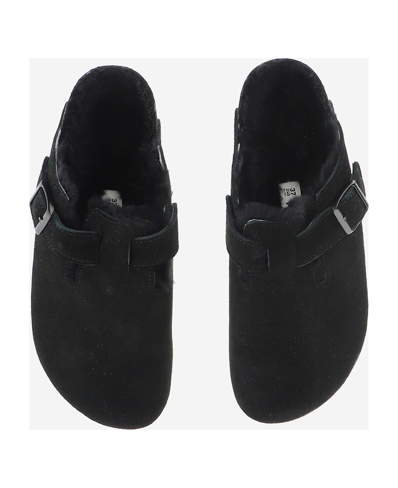 Birkenstock Boston Mules - Black