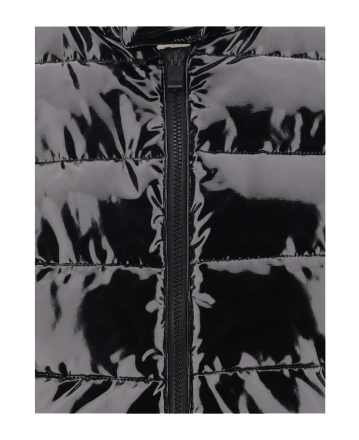 Aspesi Lacquered Nylon Padded Vest - Black