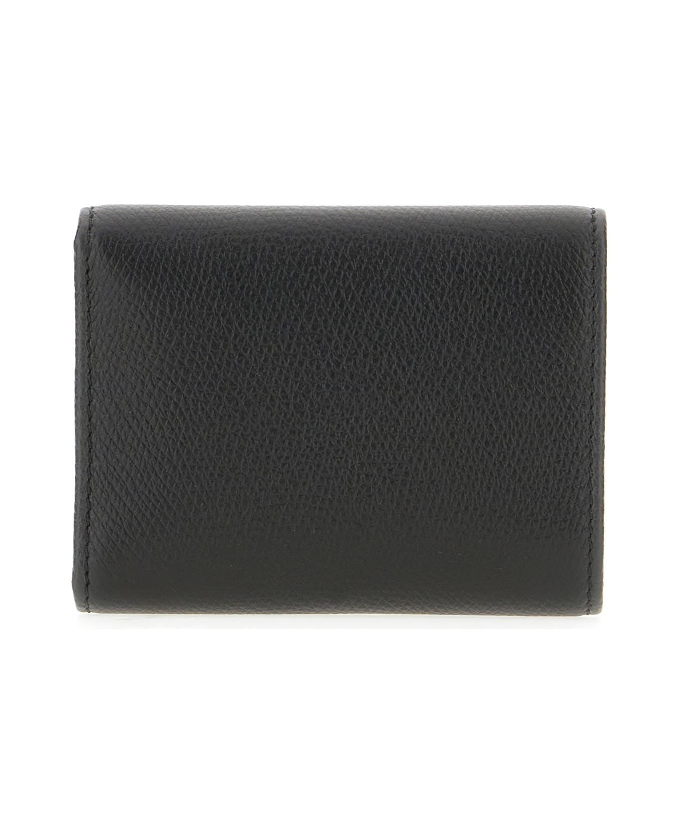 Valentino Garavani Black Leather Wallet - Nero