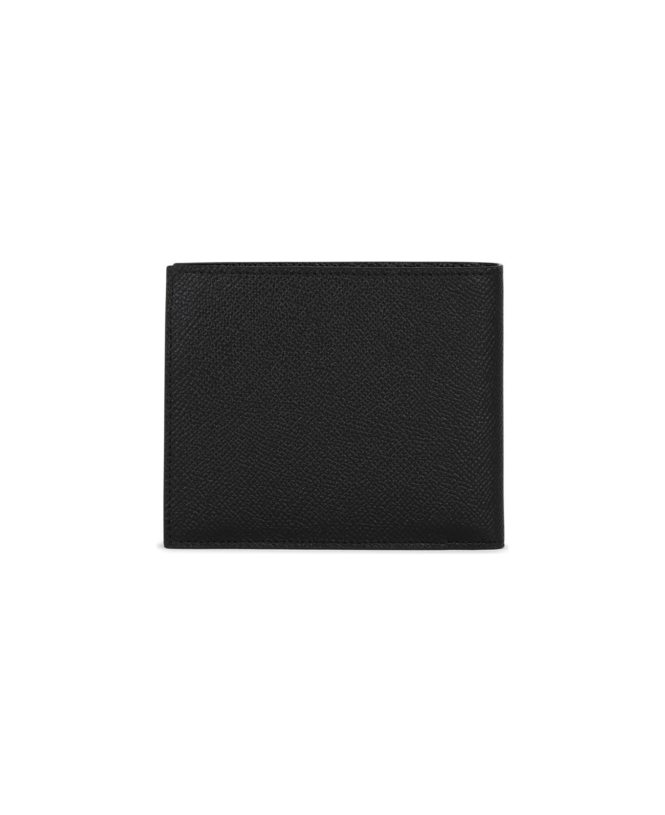 Ferragamo 'micro' Black Leather Wallet - Black