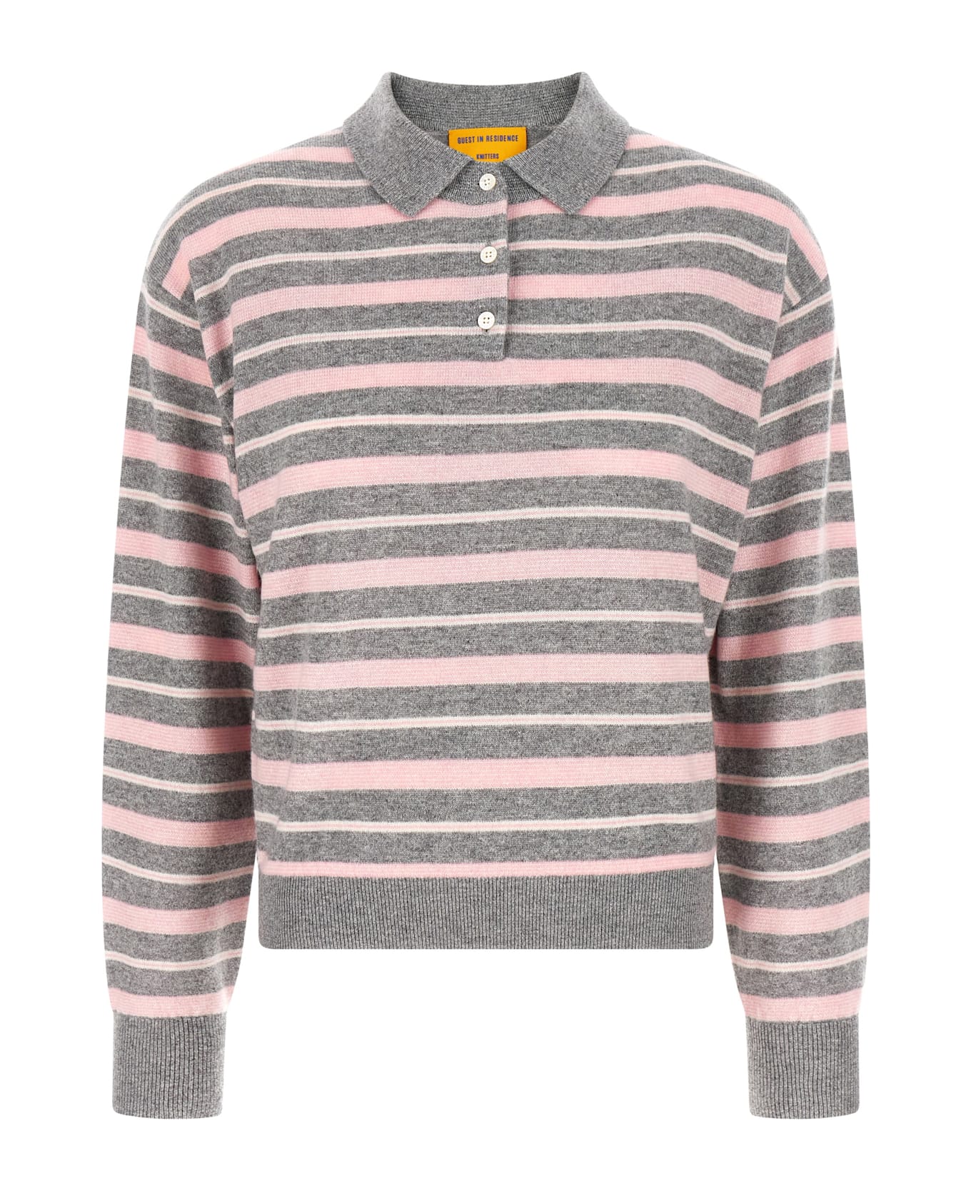 Guest in Residence 'clloegiate Stripe Polo' Sweater - Multicolor