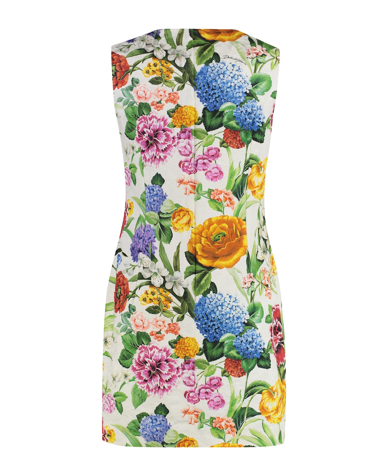Dolce 
Gabbana Floral Cotton Dress - Multicolor