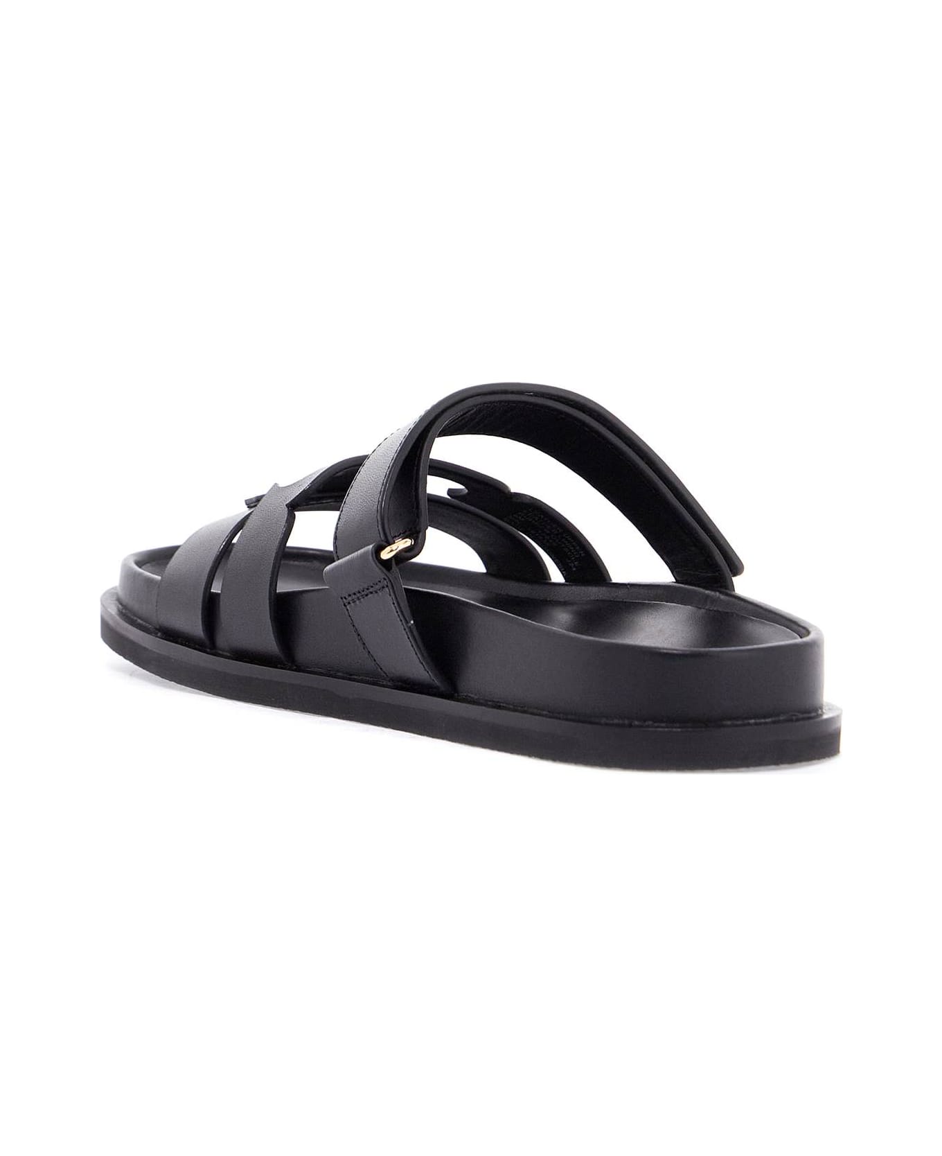 Tory Burch Ines Slider Sandals - Black