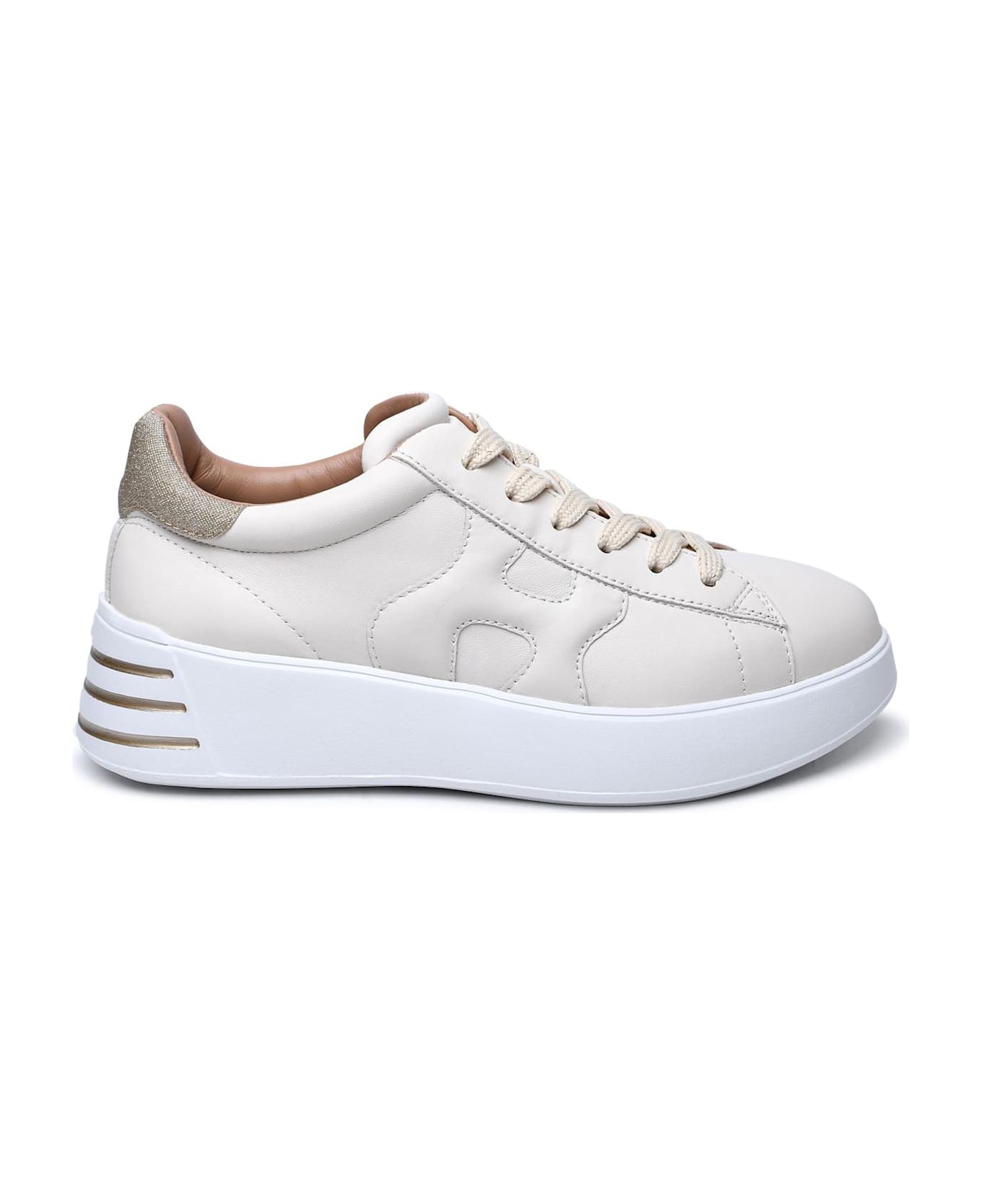 Hogan Leather Rebel H564 Sneaker - Cream
