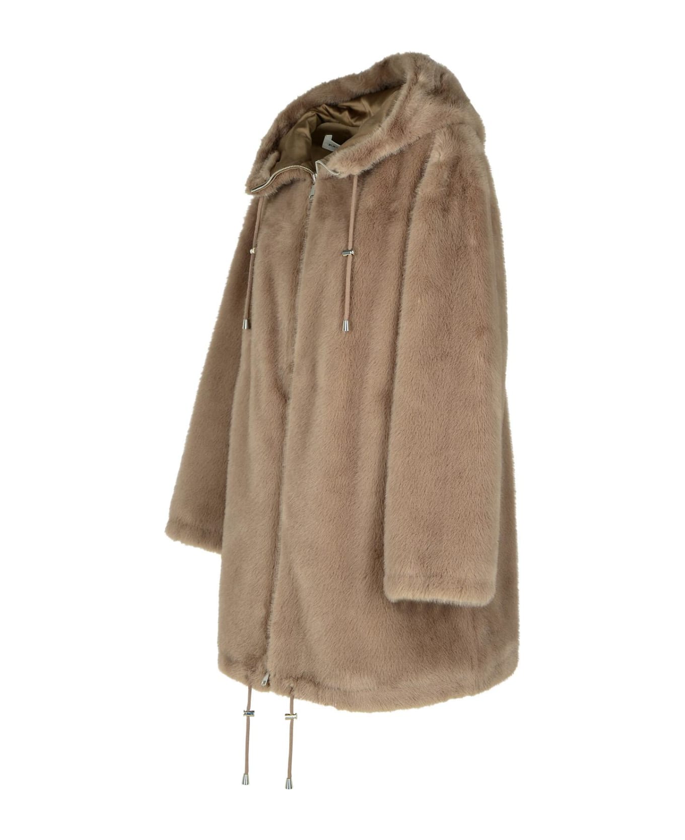 Parosh 
pathos
 Beige Polyester Parka - Beige