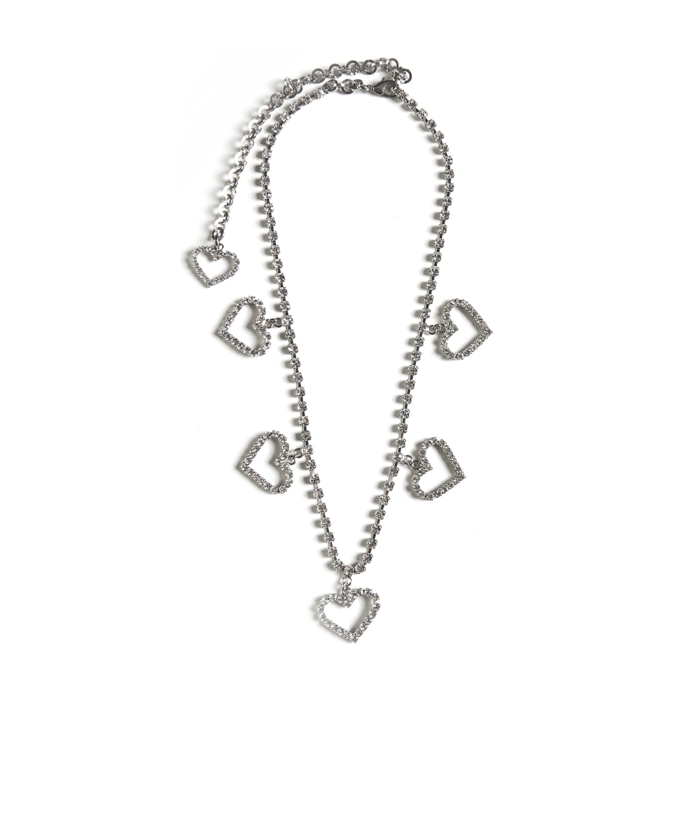 Alessandra Rich Necklace - Cry silver